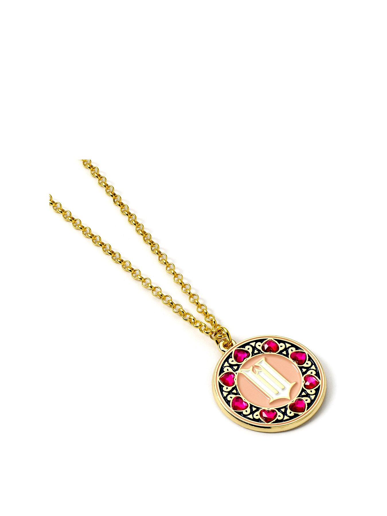 Wicked 'W' logo with Crystal Border Necklace