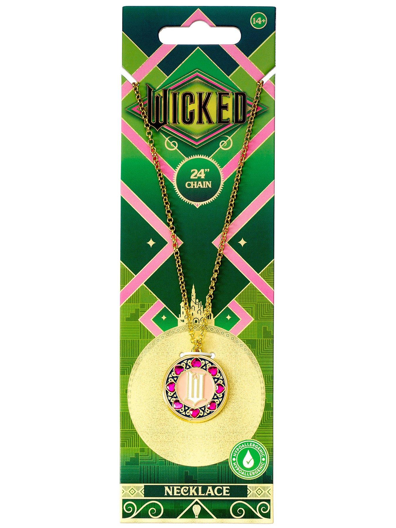Wicked 'W' logo with Crystal Border Necklace | Very