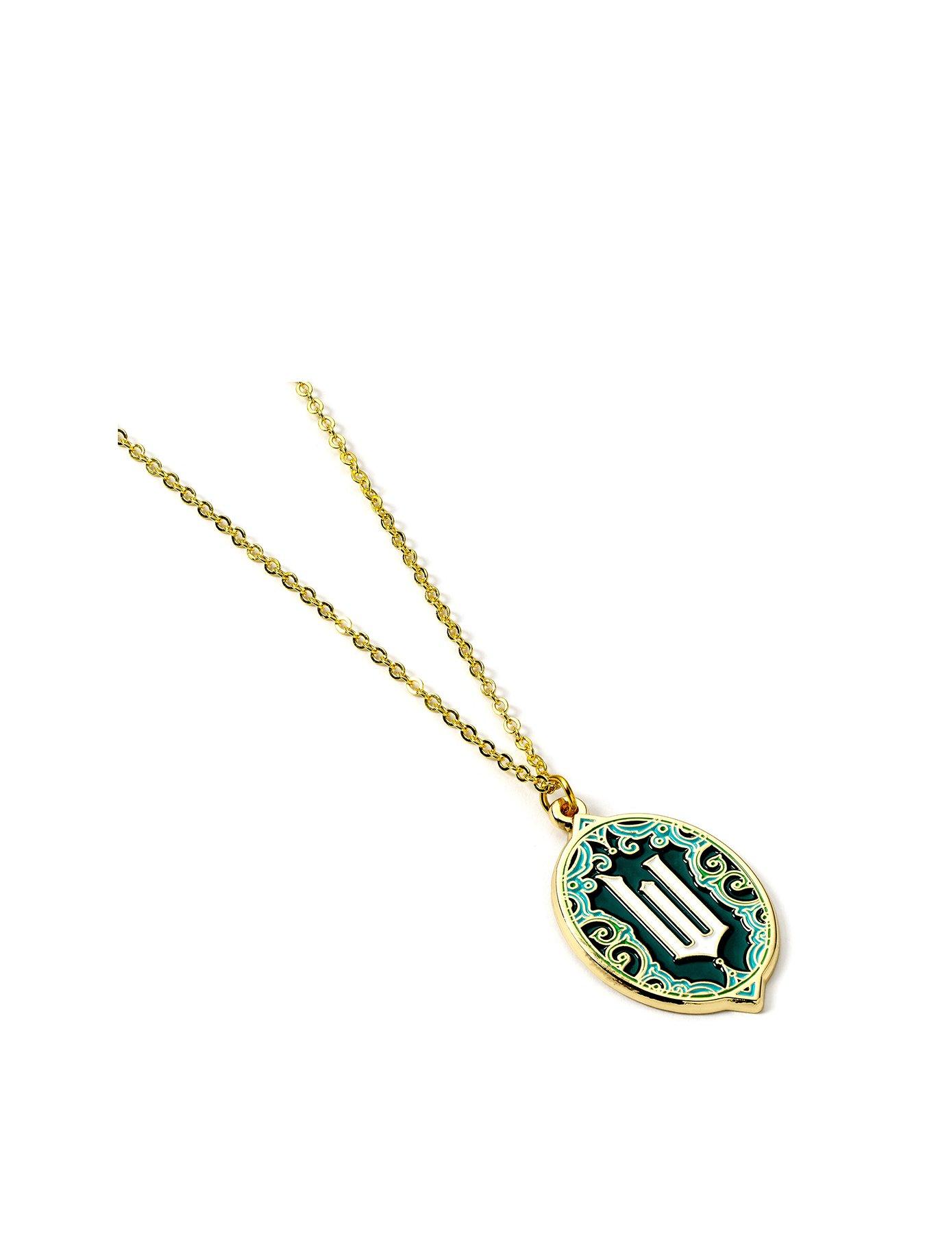 Product photograph of Wicked Wicked W Green Emerald City Necklace from very.co.uk