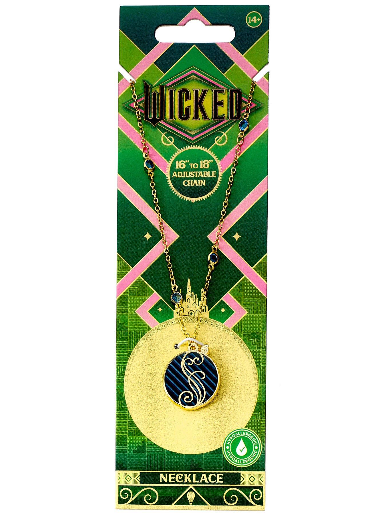 Image 4 of 4 of Wicked Blue University Logo Necklace