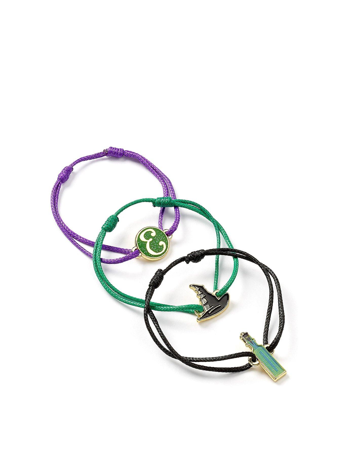 Product photograph of Wicked Elphaba Friendship Bracelet Set from very.co.uk