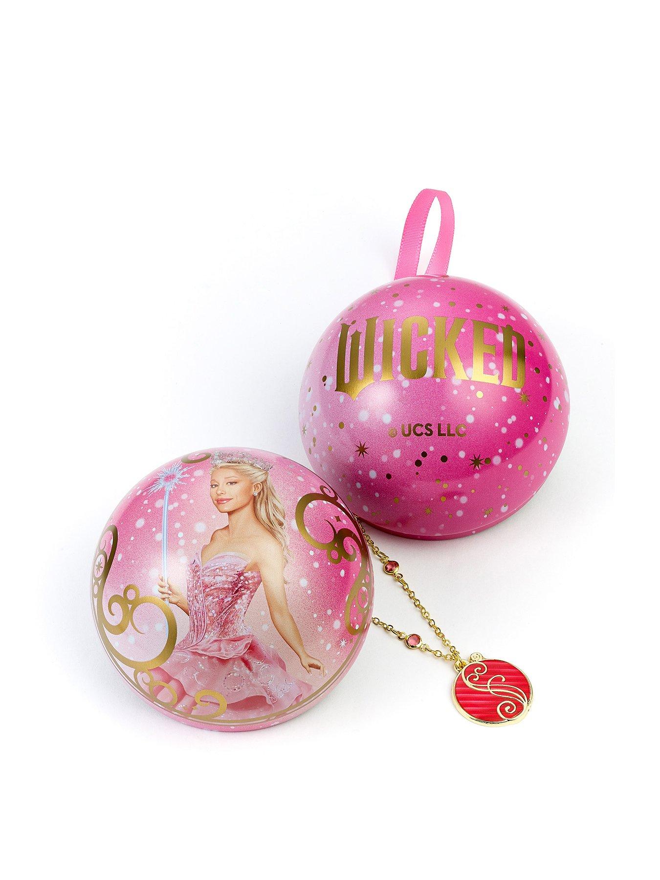 Product photograph of Wicked Glinda Pink University Gift Bauble from very.co.uk