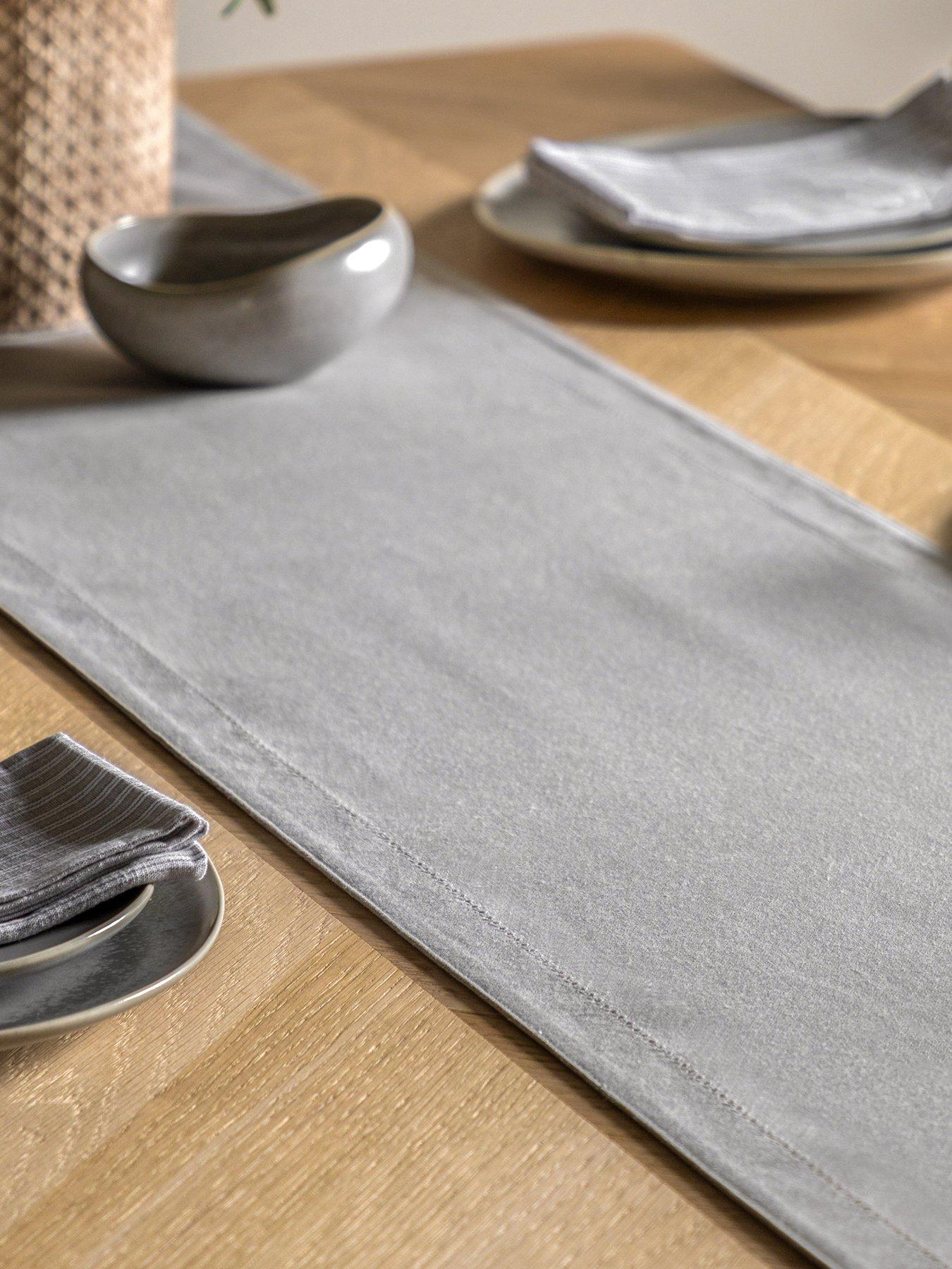 undefined Dove Table Runner Grey