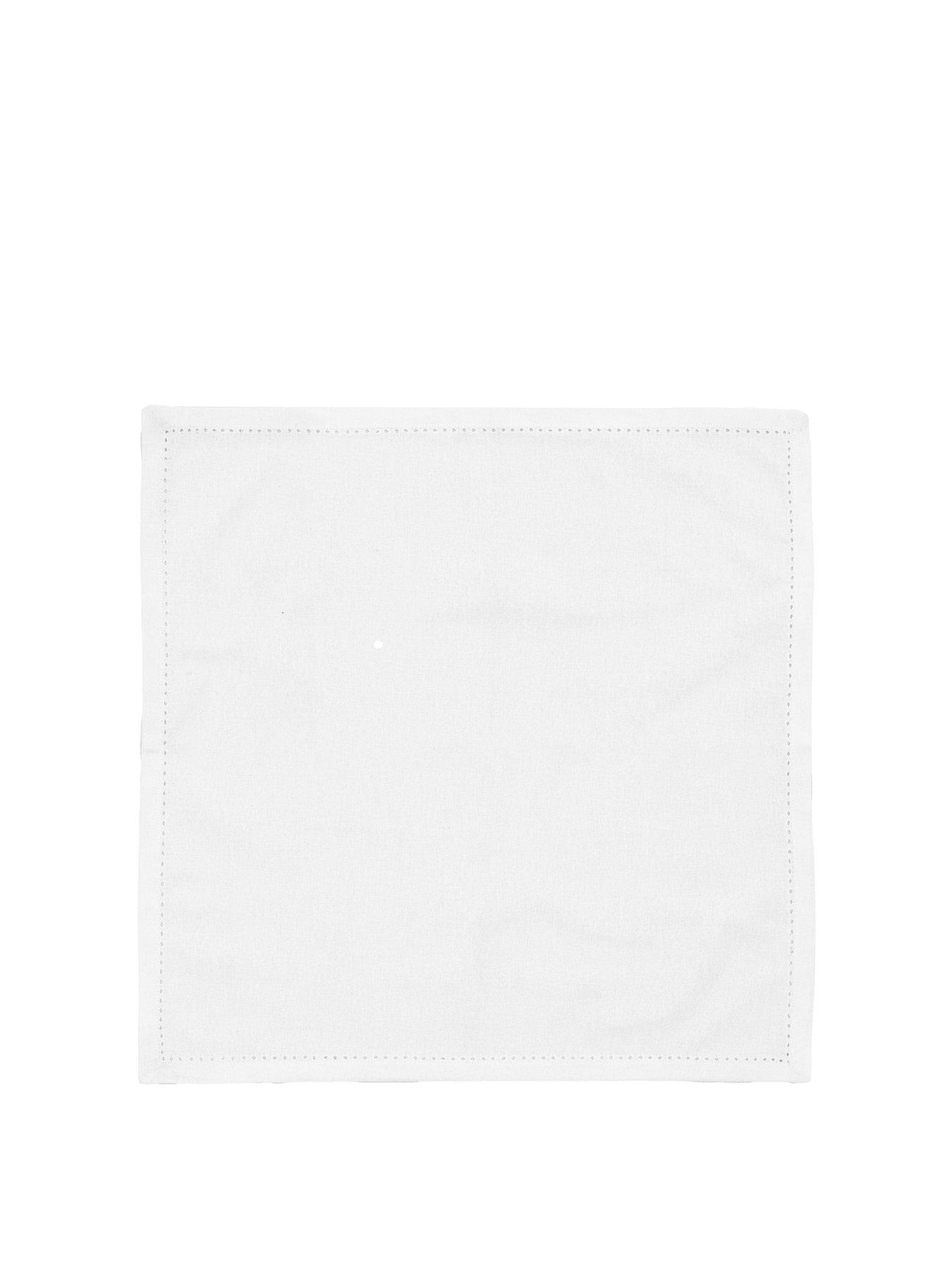 Image 2 of 6 of Gallery Direct White Classic Napkin (4pk) White