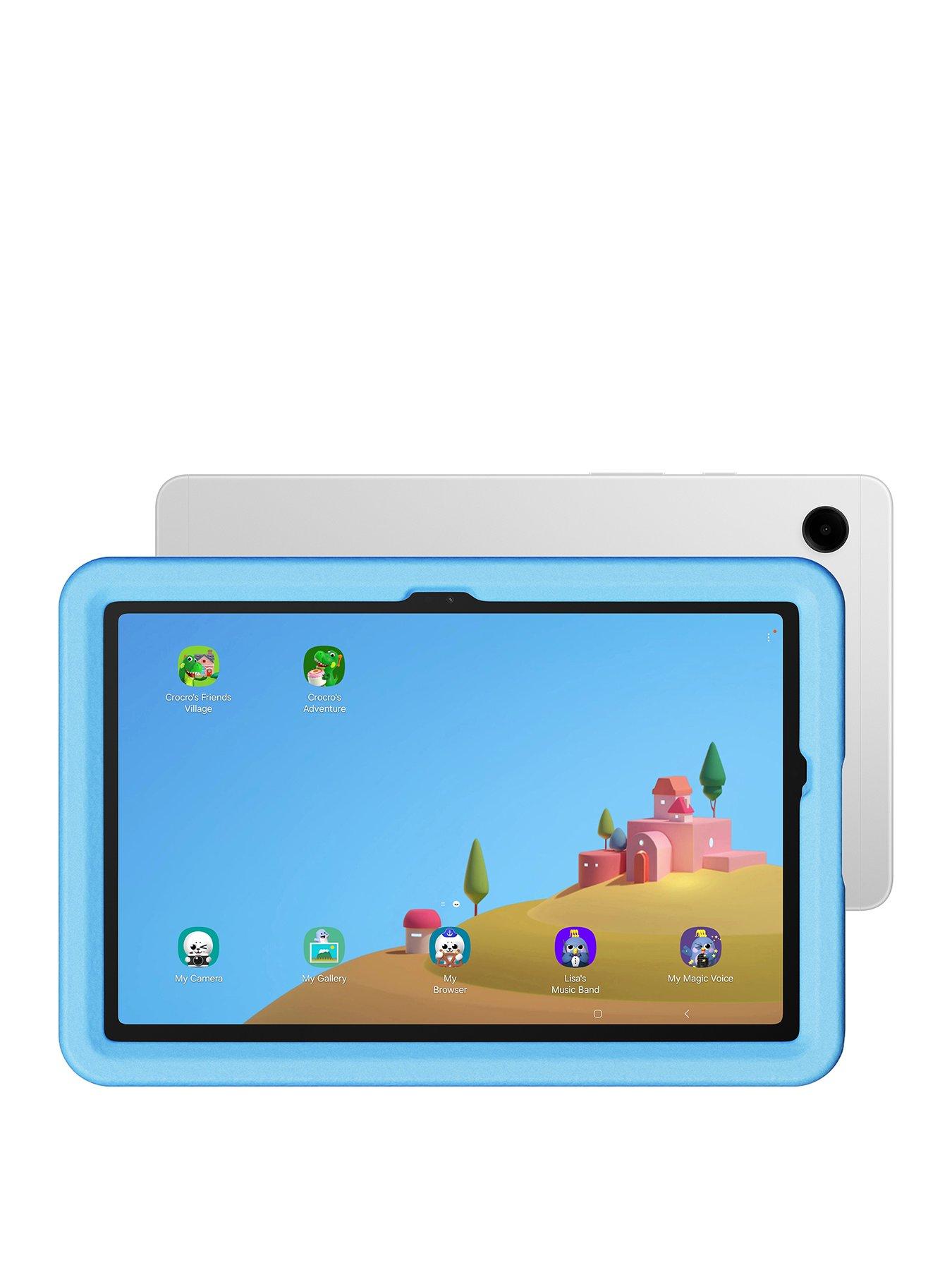 undefined Galaxy Tab A9 Kids 8.7" Tablet (128GB, Silver) with Tab A9 Kids Case