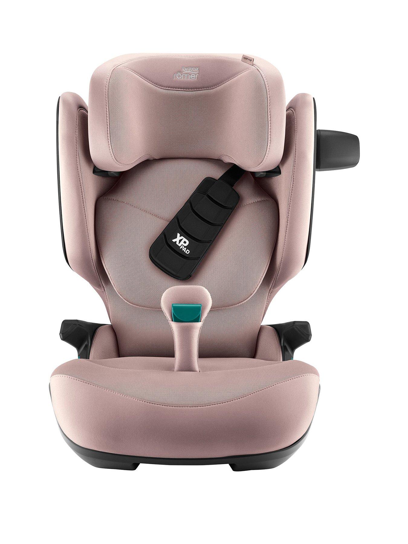 Britax Kidfix Pro 3.5 Years - 12 Years Approx Height 100 - 150 cm i-SIZE ISOFIX Highback Booster Car Seat - Dusty Rose