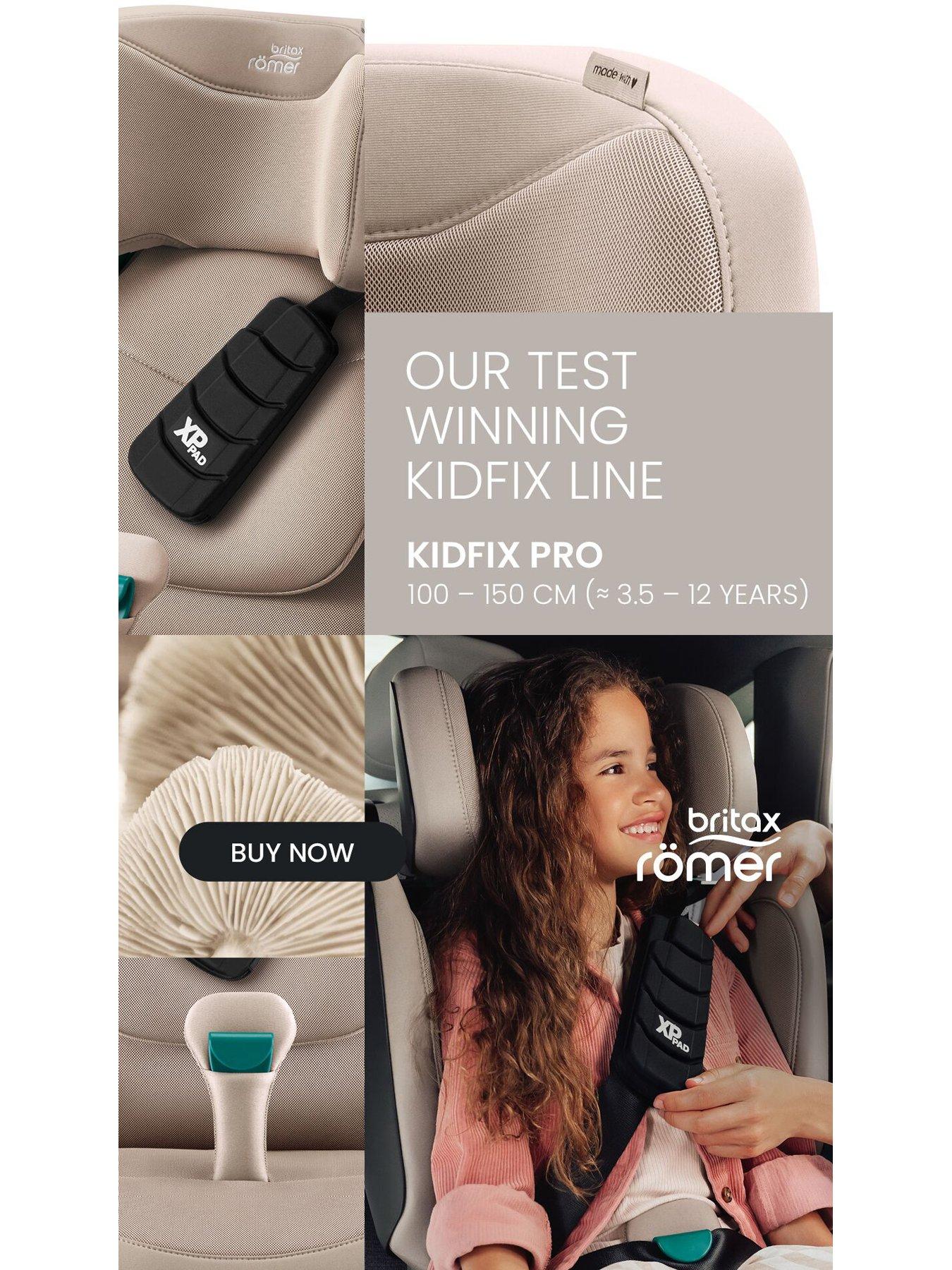Image 4 of 8 of Britax Kidfix Pro 3.5 Years - 12 Years Approx Height 100 - 150 cm i-SIZE ISOFIX Highback Booster Car Seat - Teak