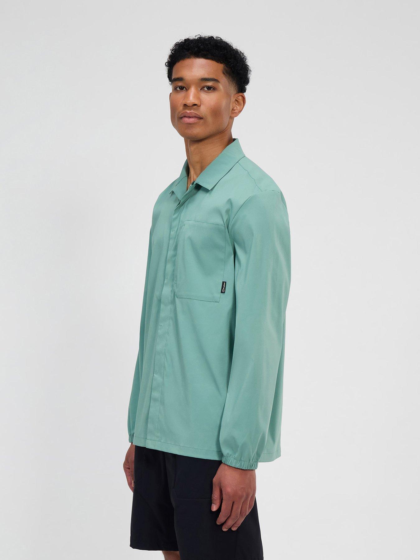 Image 4 of 6 of Berghaus Mens Explorer Long Sleeve Overshirt - Green