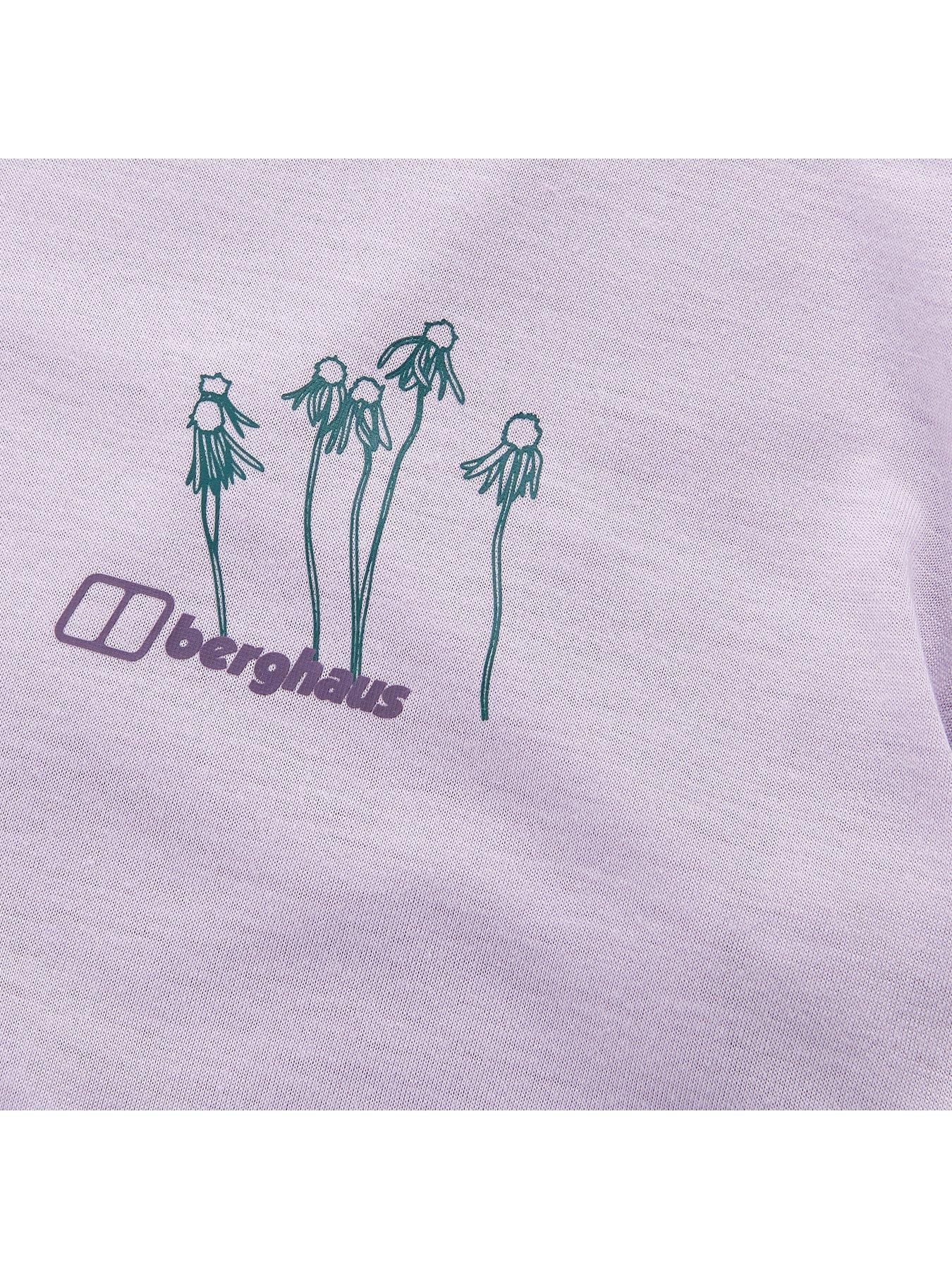 Image 6 of 6 of Berghaus Womens Coneflower Short Sleeve Tee - Light Purple