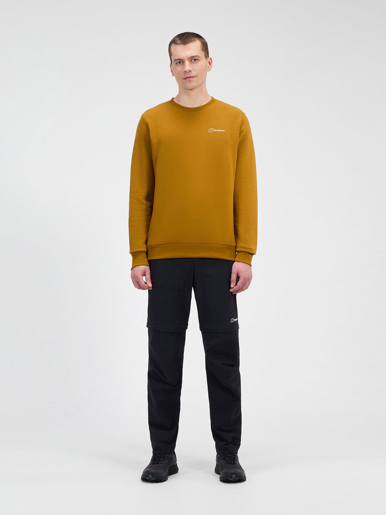 Image 3 of 6 of Berghaus Mens Logo Crew - Light Brown