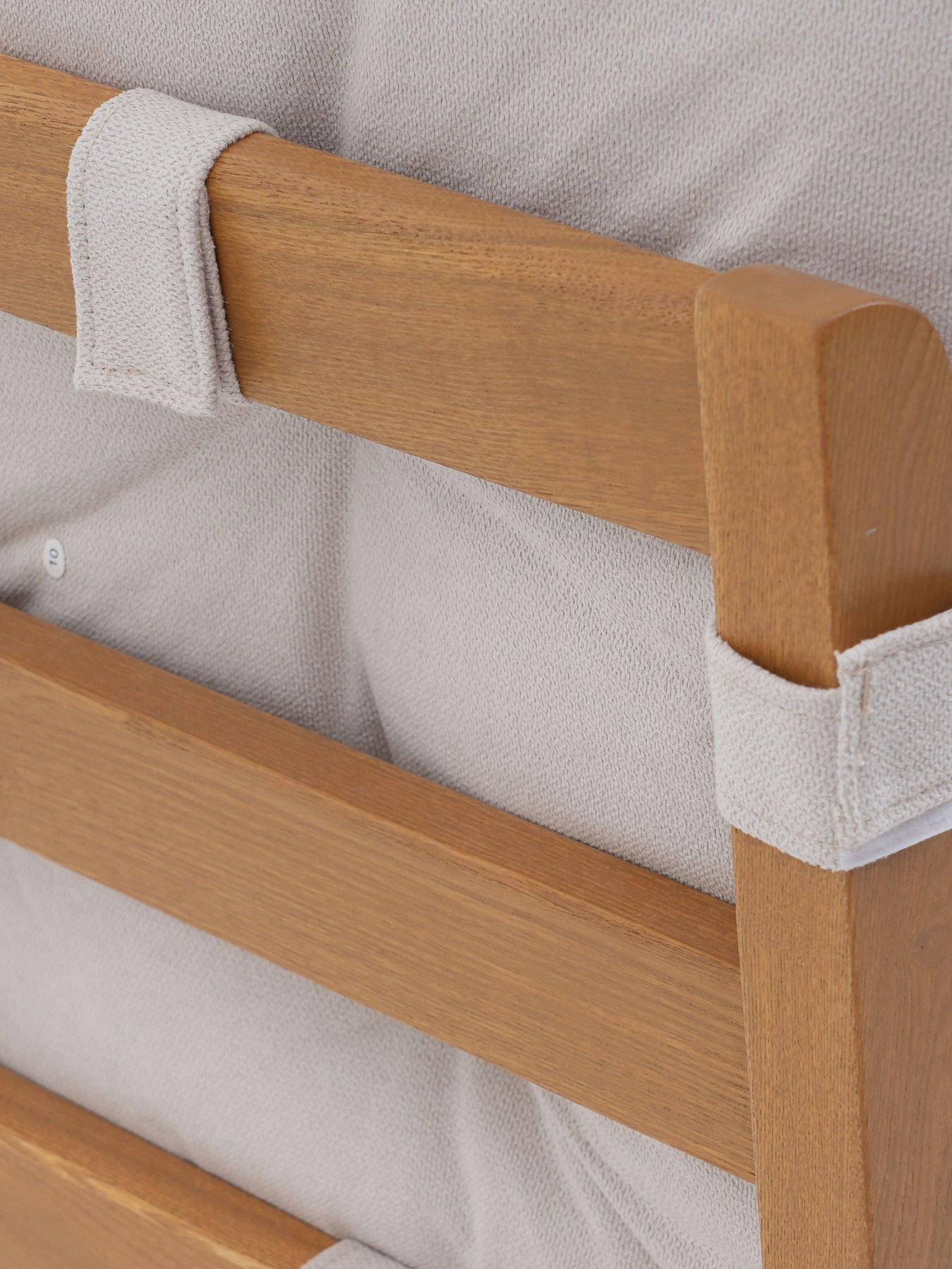 Image 5 of 7 of Birlea Ander Bed Frame with Cushion Headboard - Brown
