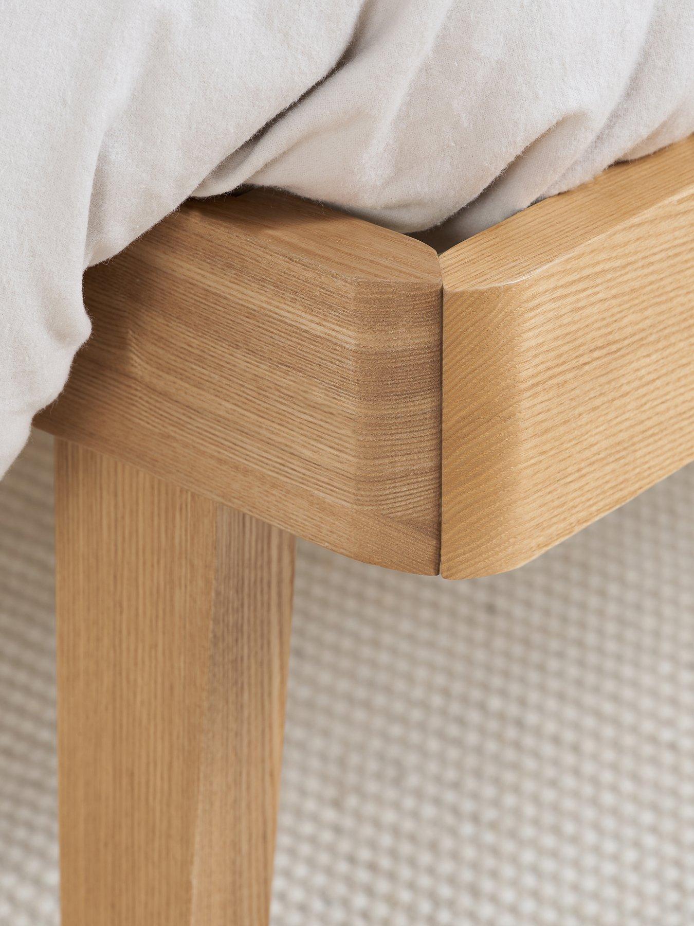 Image 7 of 7 of Birlea Ander Bed Frame with Cushion Headboard - Brown