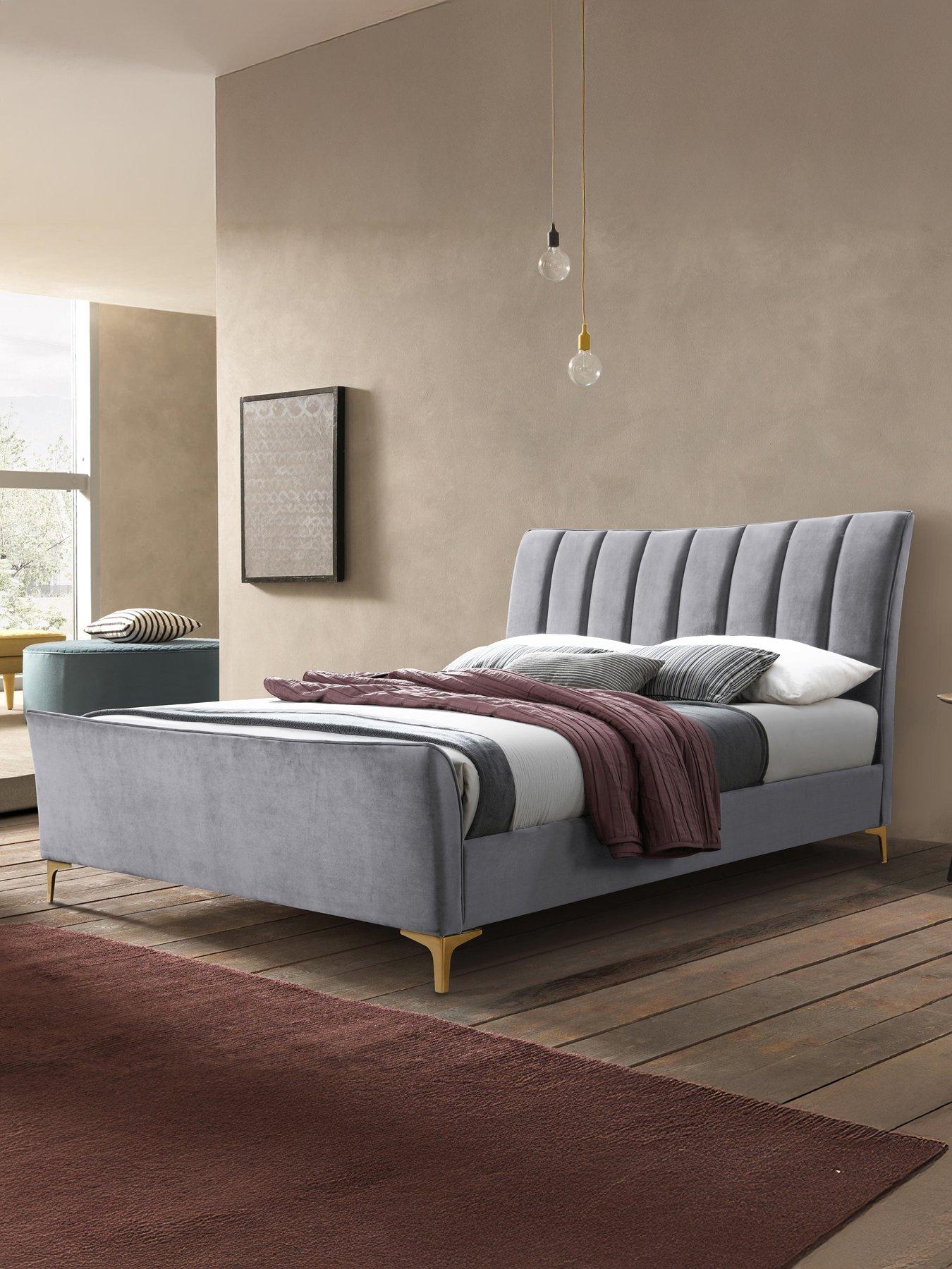 undefined Clover Fabric Bed Frame