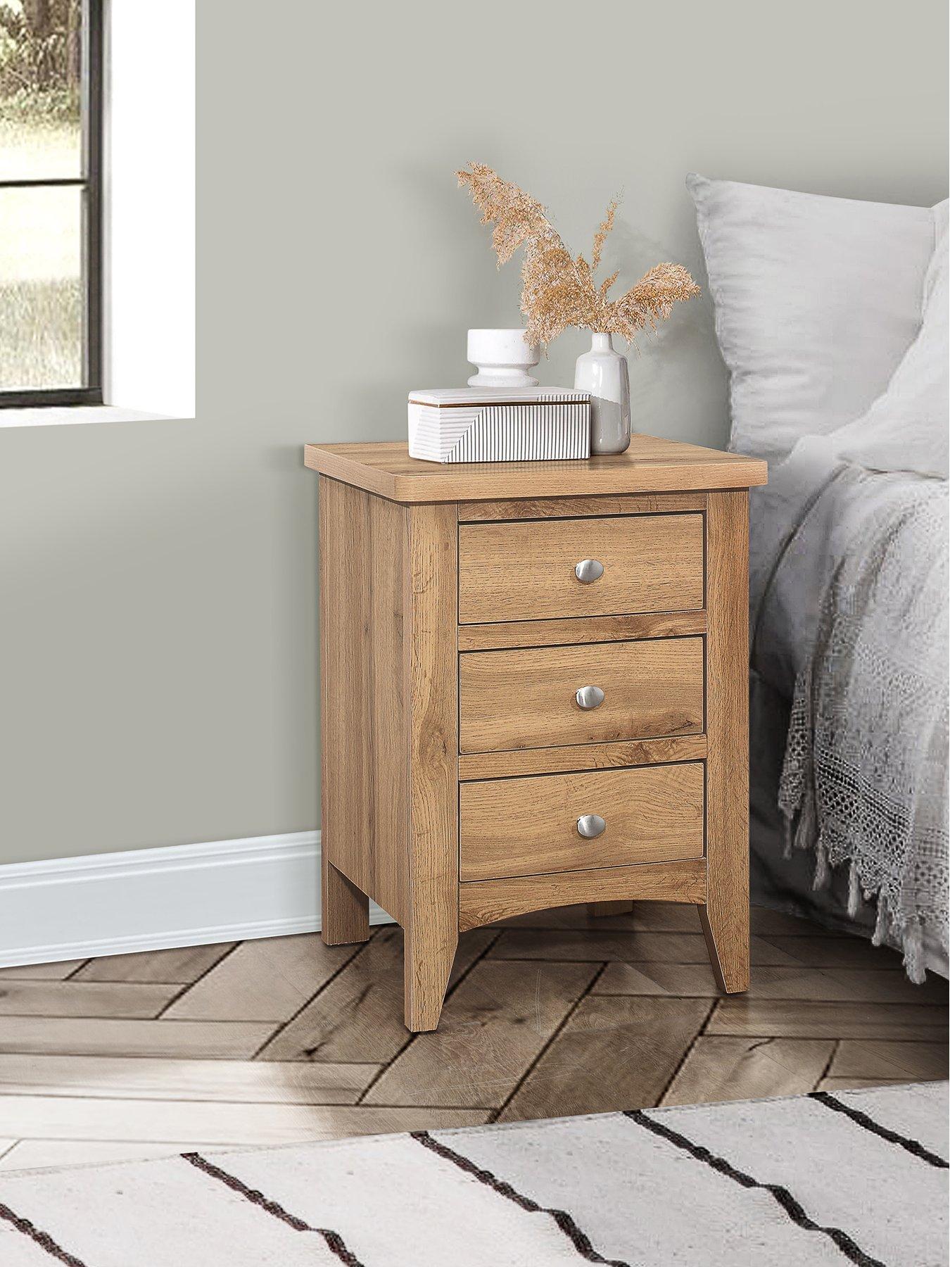 undefined Hampstead 3 Drawer Bedside