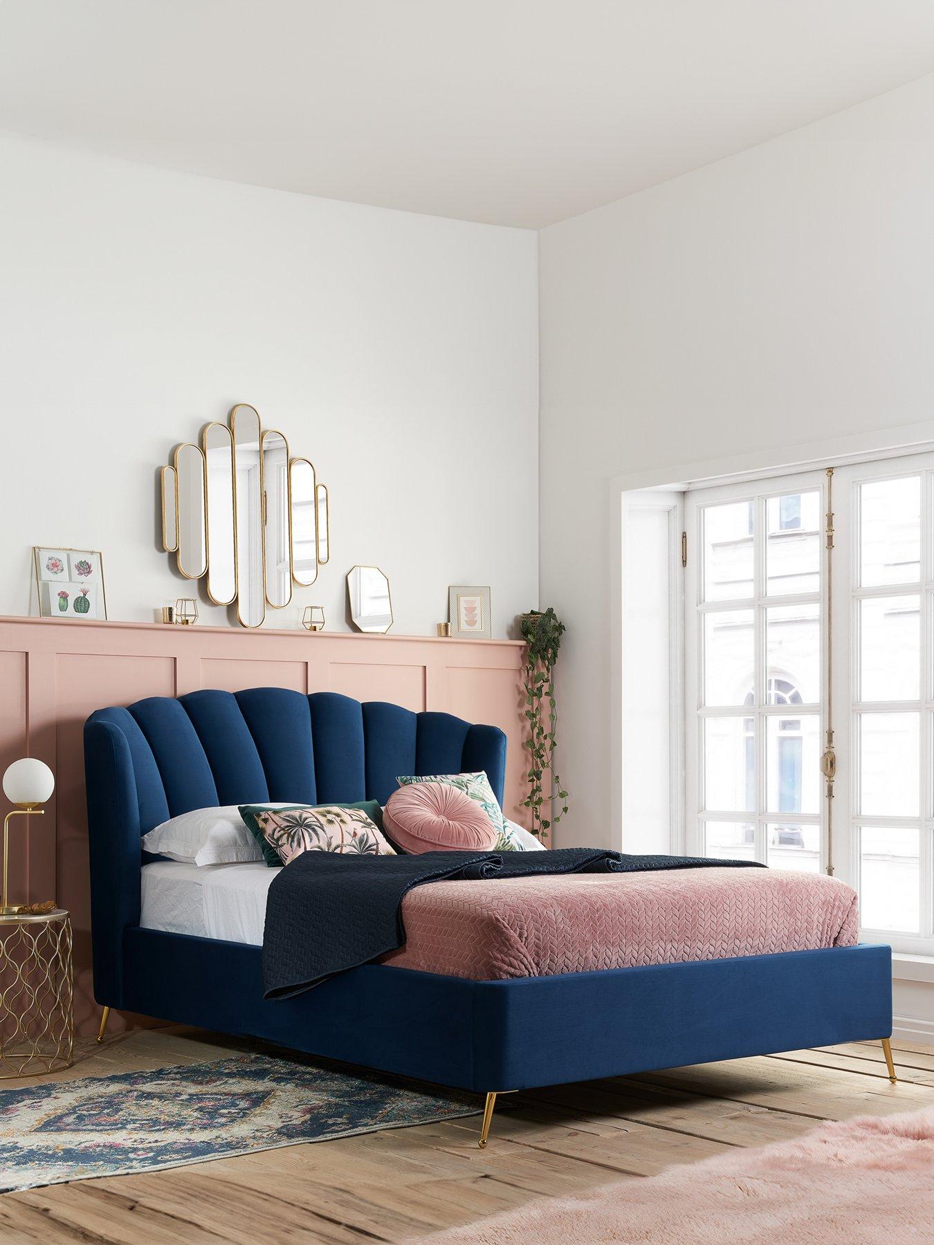 undefined Lottie Ottoman Bed - Blue