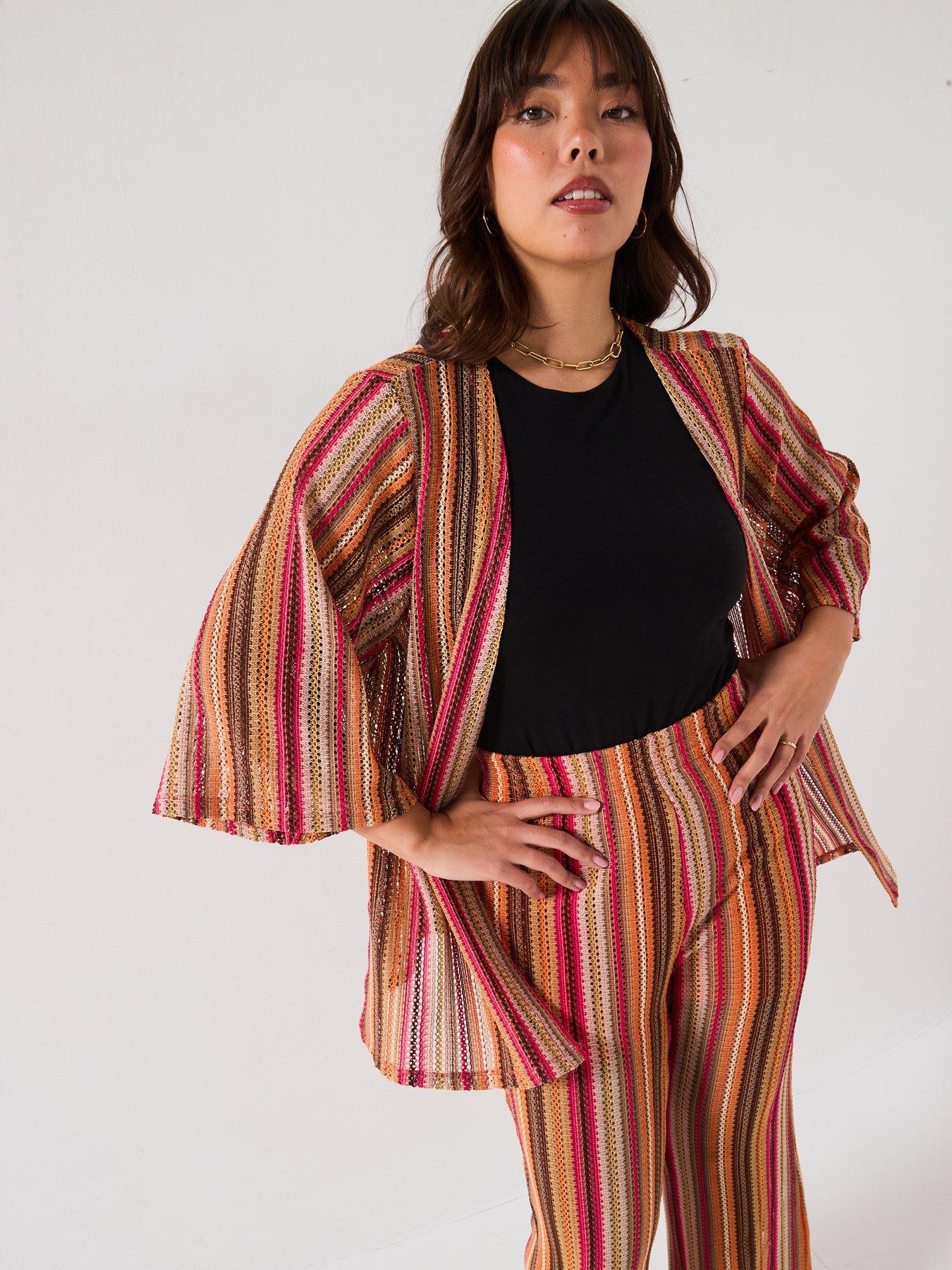 undefined Crochet Kimono Co-ord