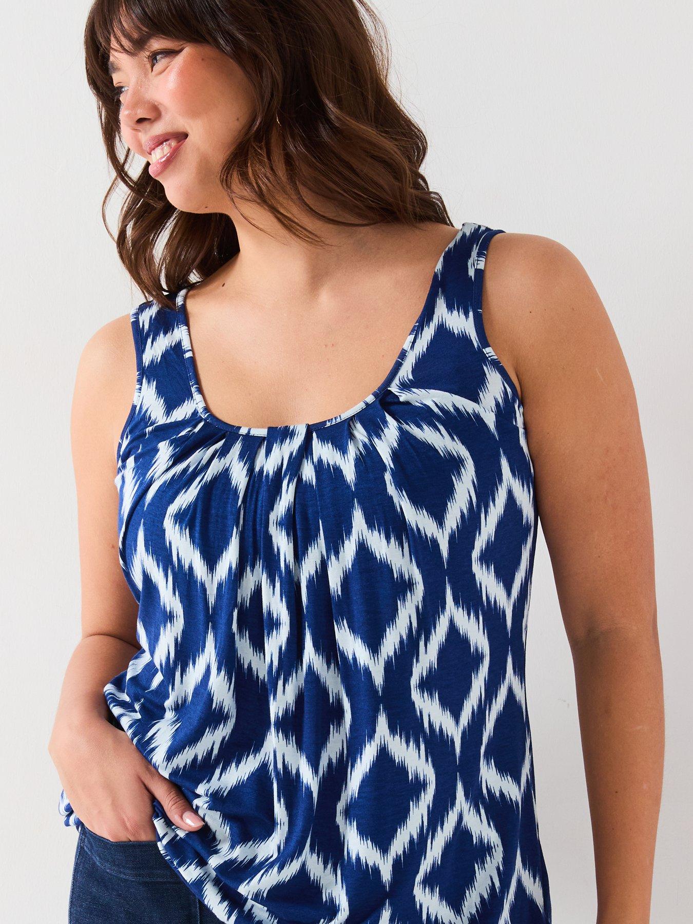 Image 4 of 6 of V by Very Curve Jersey Banded Hem Top
