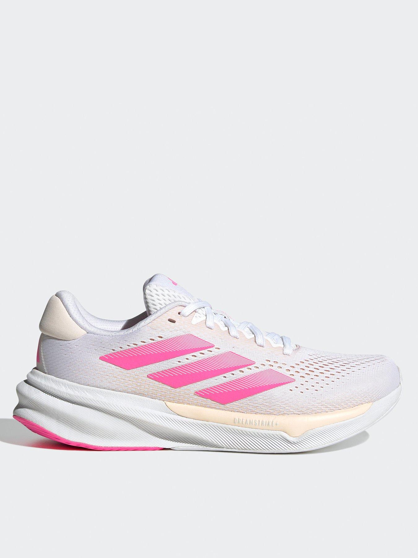 adidas Womens Running Supernova Stride 2 Trainers - White/Pink