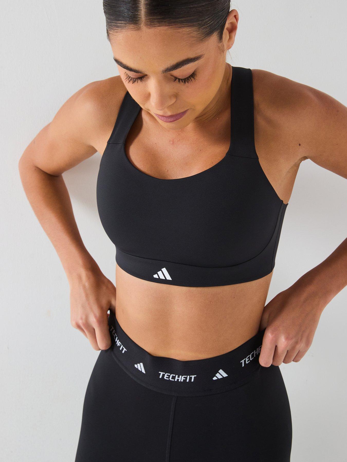 undefined Womens Training High Support Sports Bra - Black
