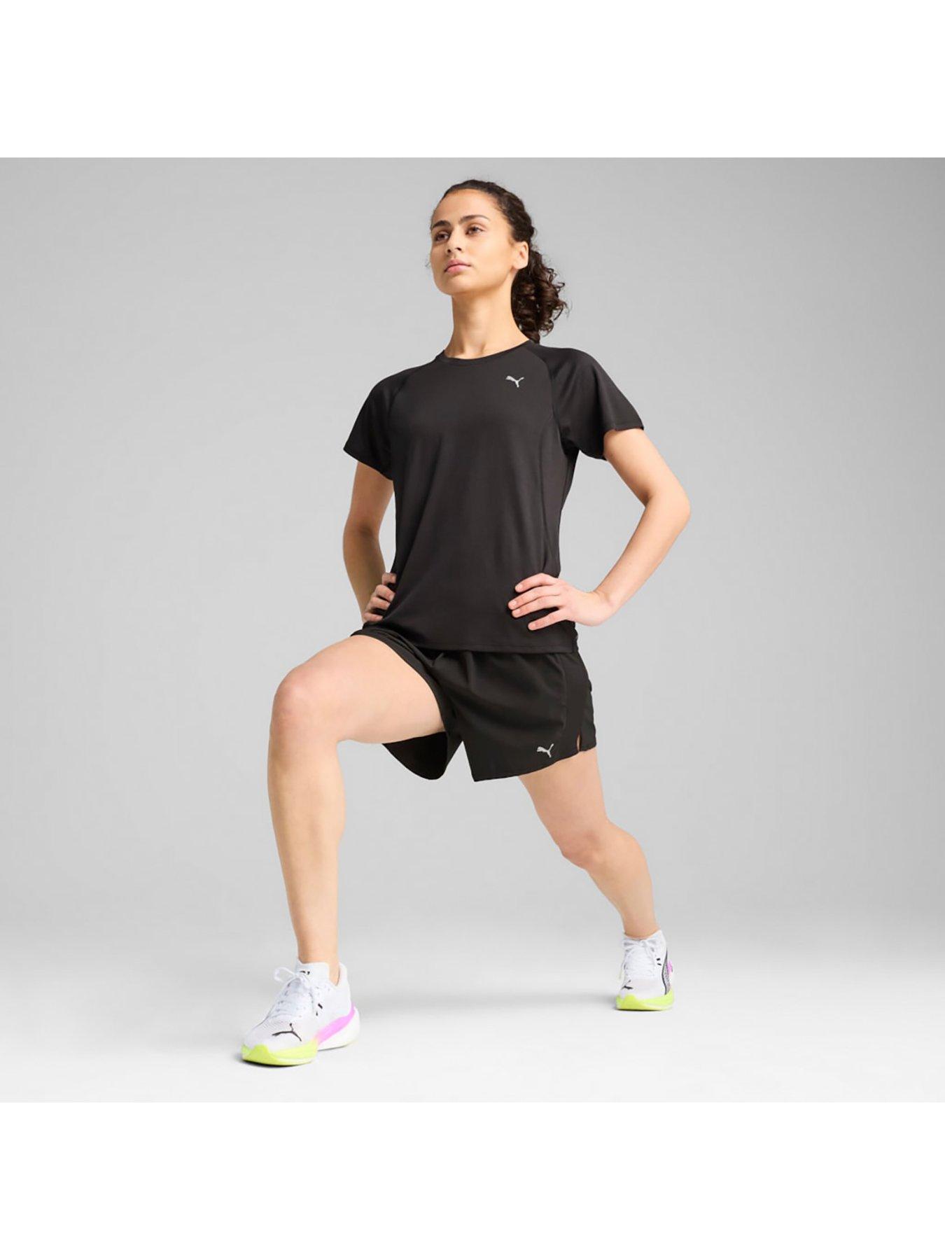 Image 3 of 3 of Puma Womens Running Velocity T-Shirt - Black