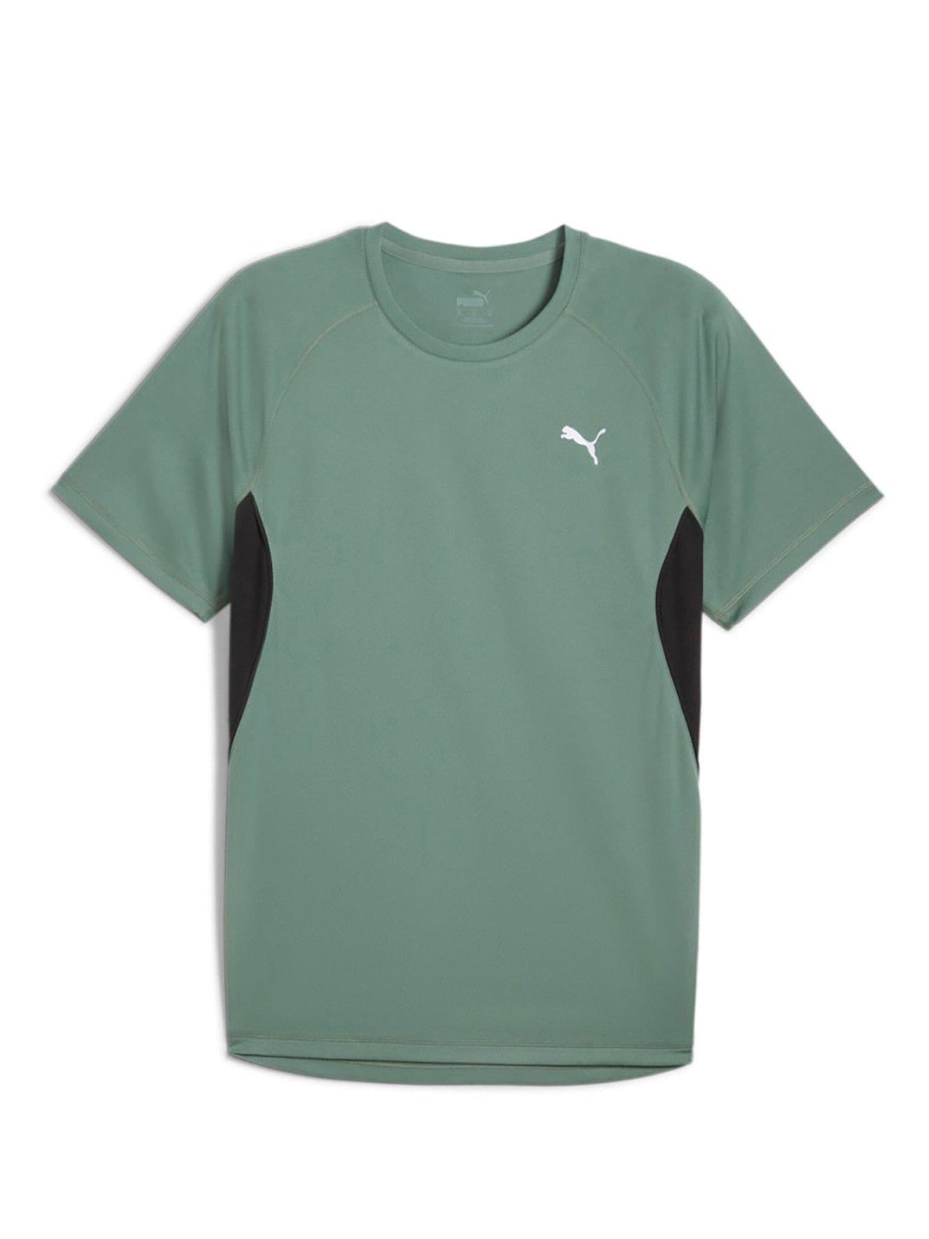 undefined Mens Running Velocity T-Shirt - Green