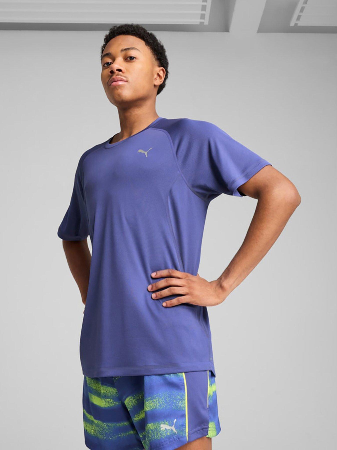 Puma Mens Running Velocity T-Shirt - Blue
