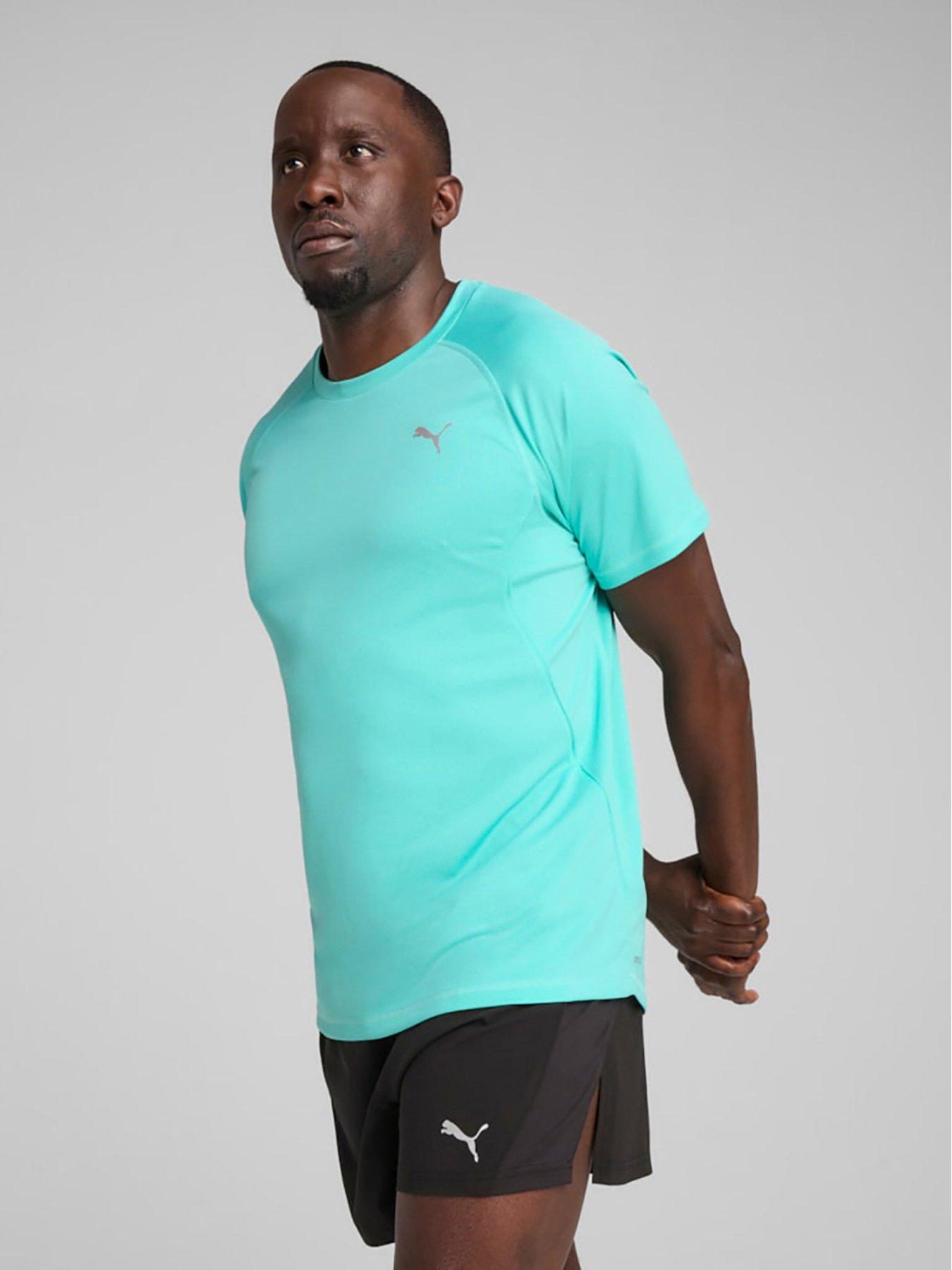 undefined Men's Running Velocity T-Shirt - Aquatic