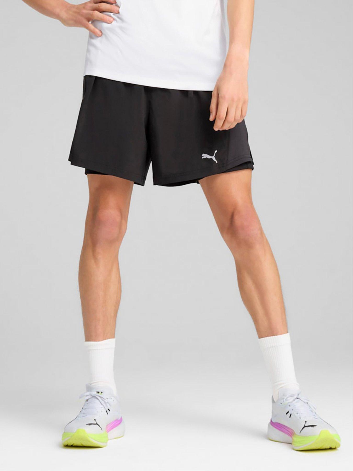 undefined Men's Running Velocity 2-In-1 Shorts - Black