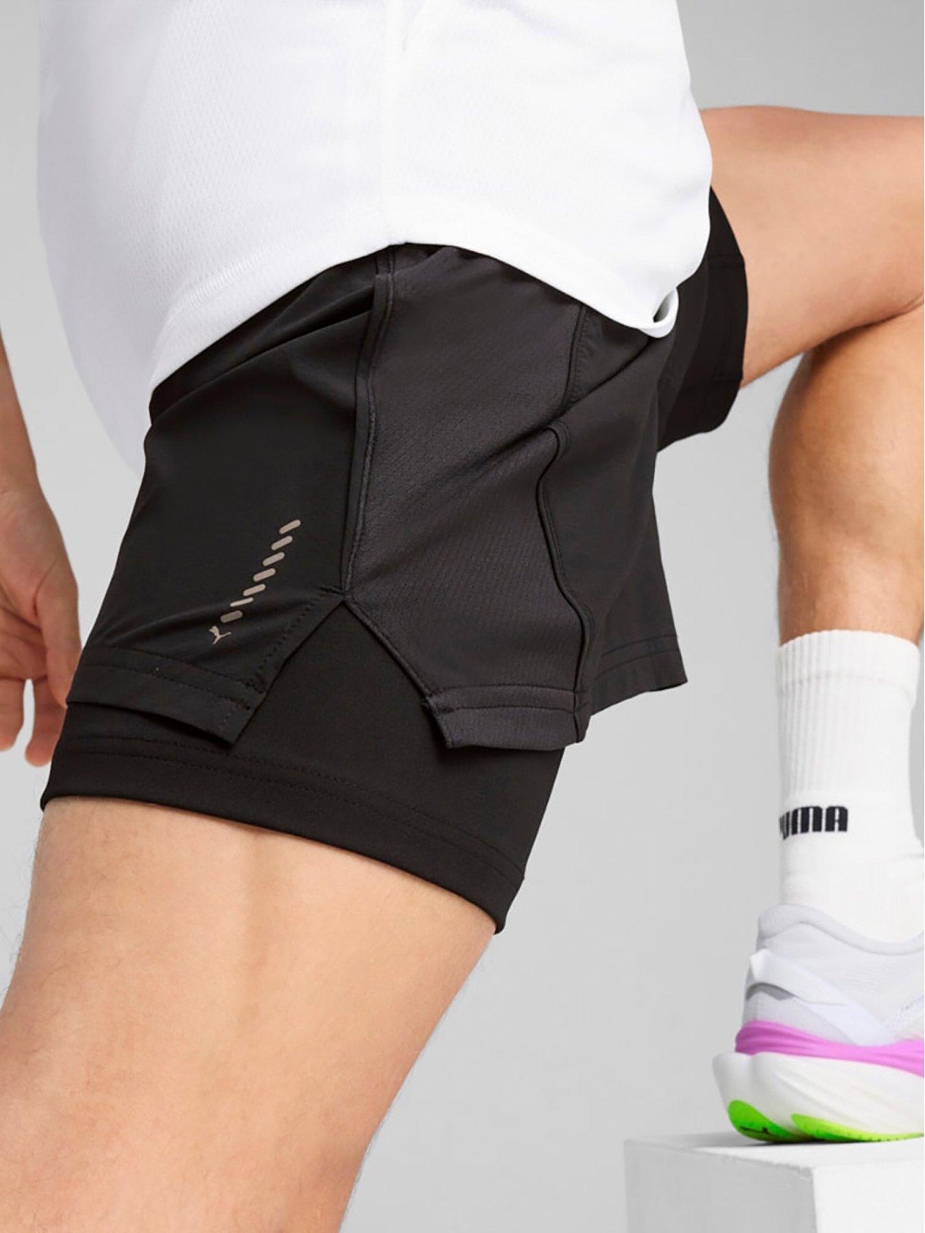 Image 5 of 6 of Puma Men's Running Velocity 2-In-1 Shorts - Black