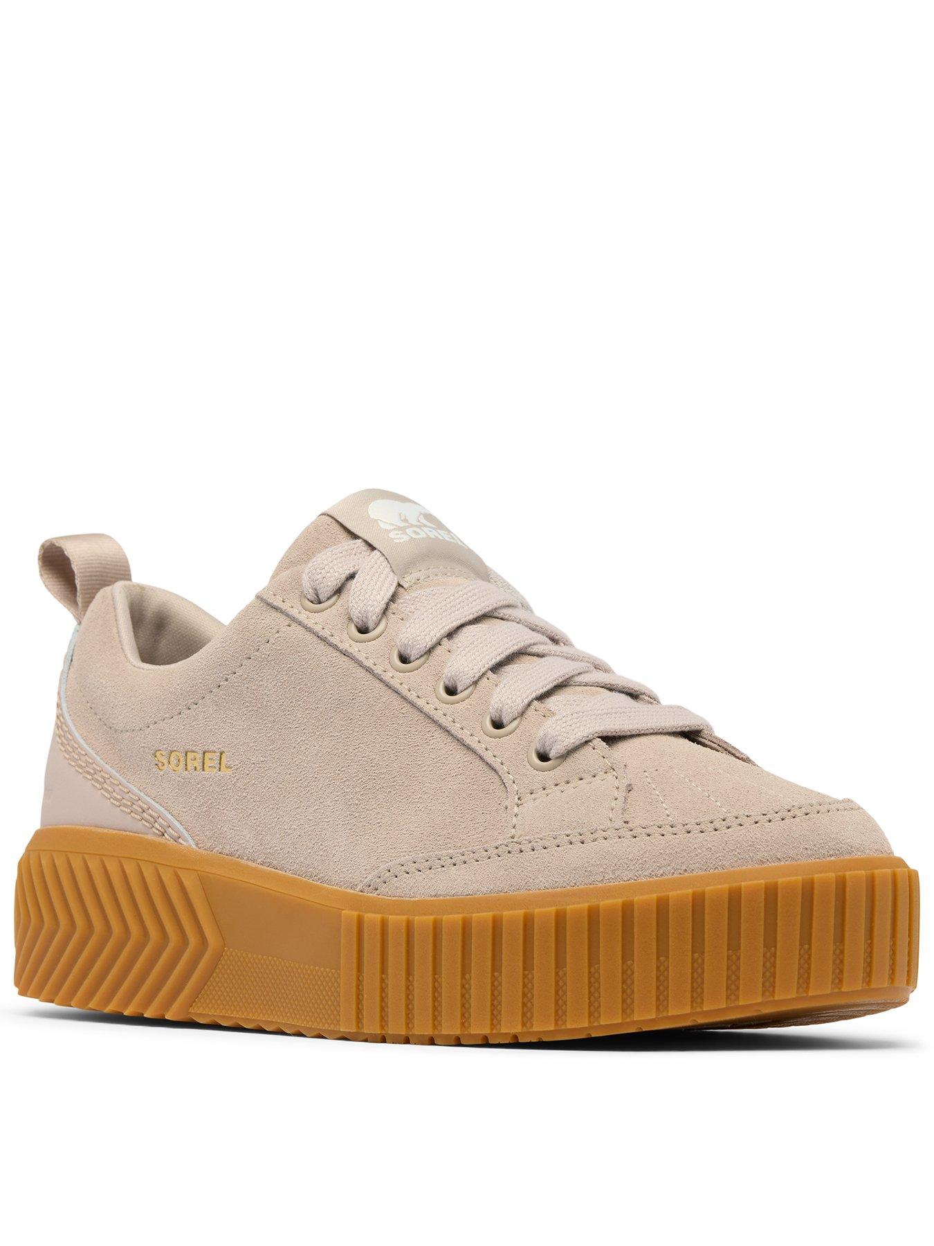 SOREL Womens Ona Ave Waterproof Low Sneaker - Beige