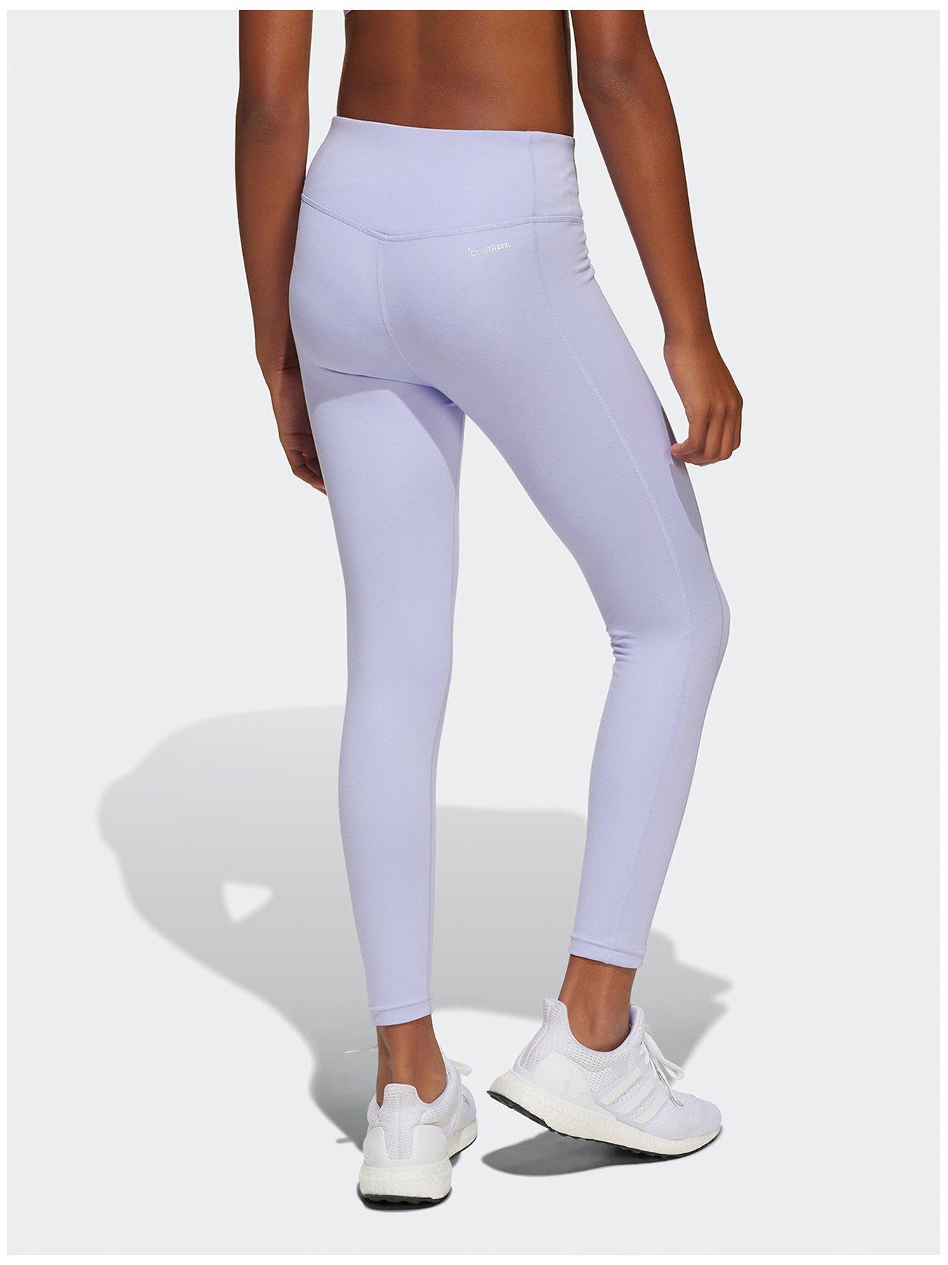 Image 3 of 6 of adidas Junior Girls Training Optime Fav Tights - Purple