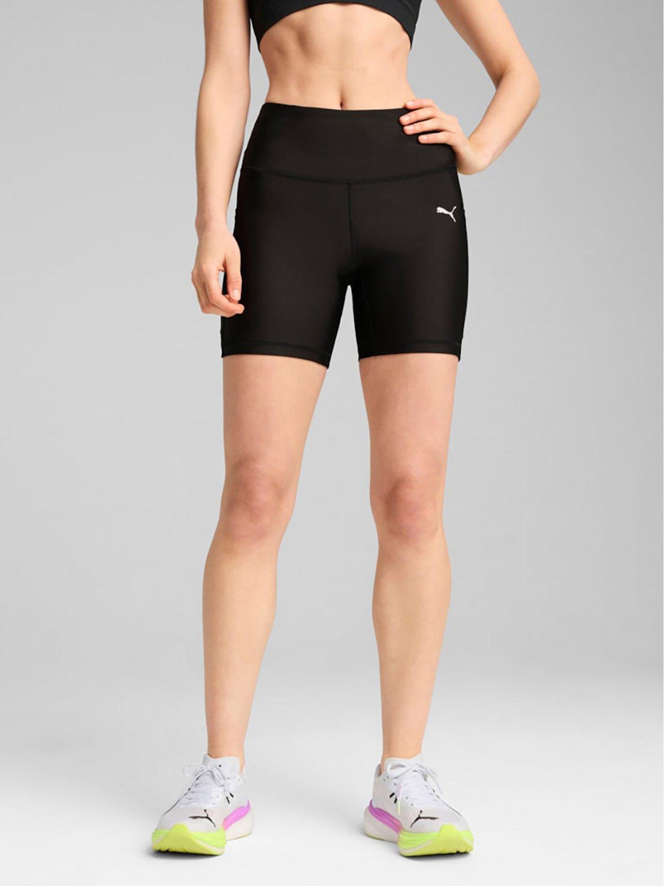 undefined Womens Running Velocity 5Inch Bike Shorts - Black