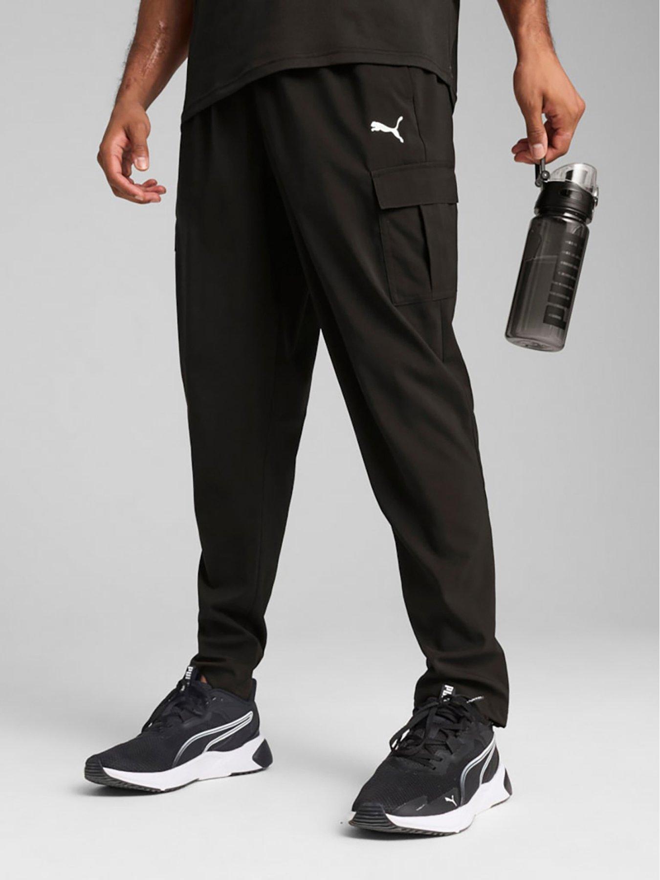 Puma Men's Training Tech Woven Cargo Pants - Black