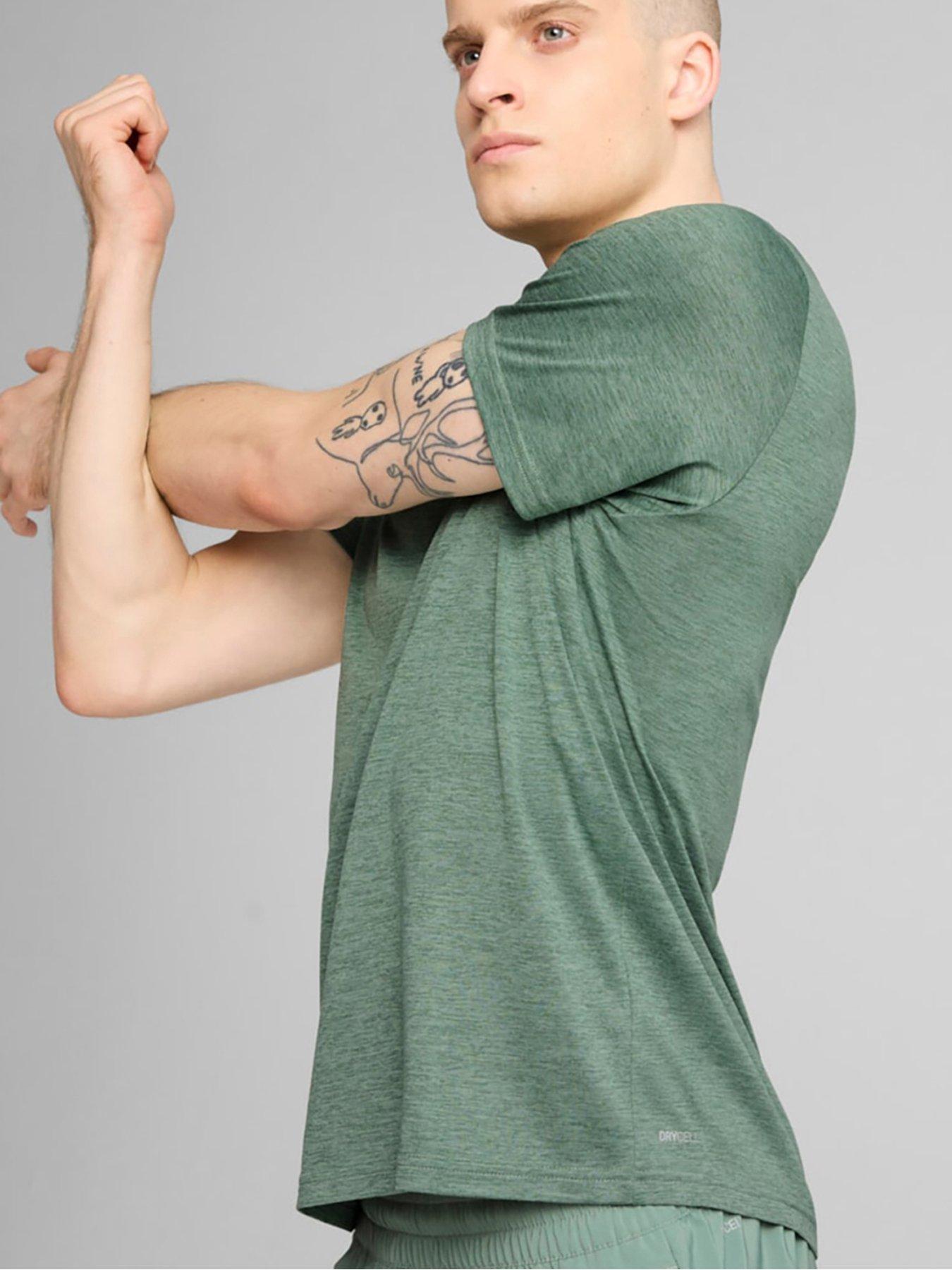 undefined Mens Training Essentials T-Shirt - Green