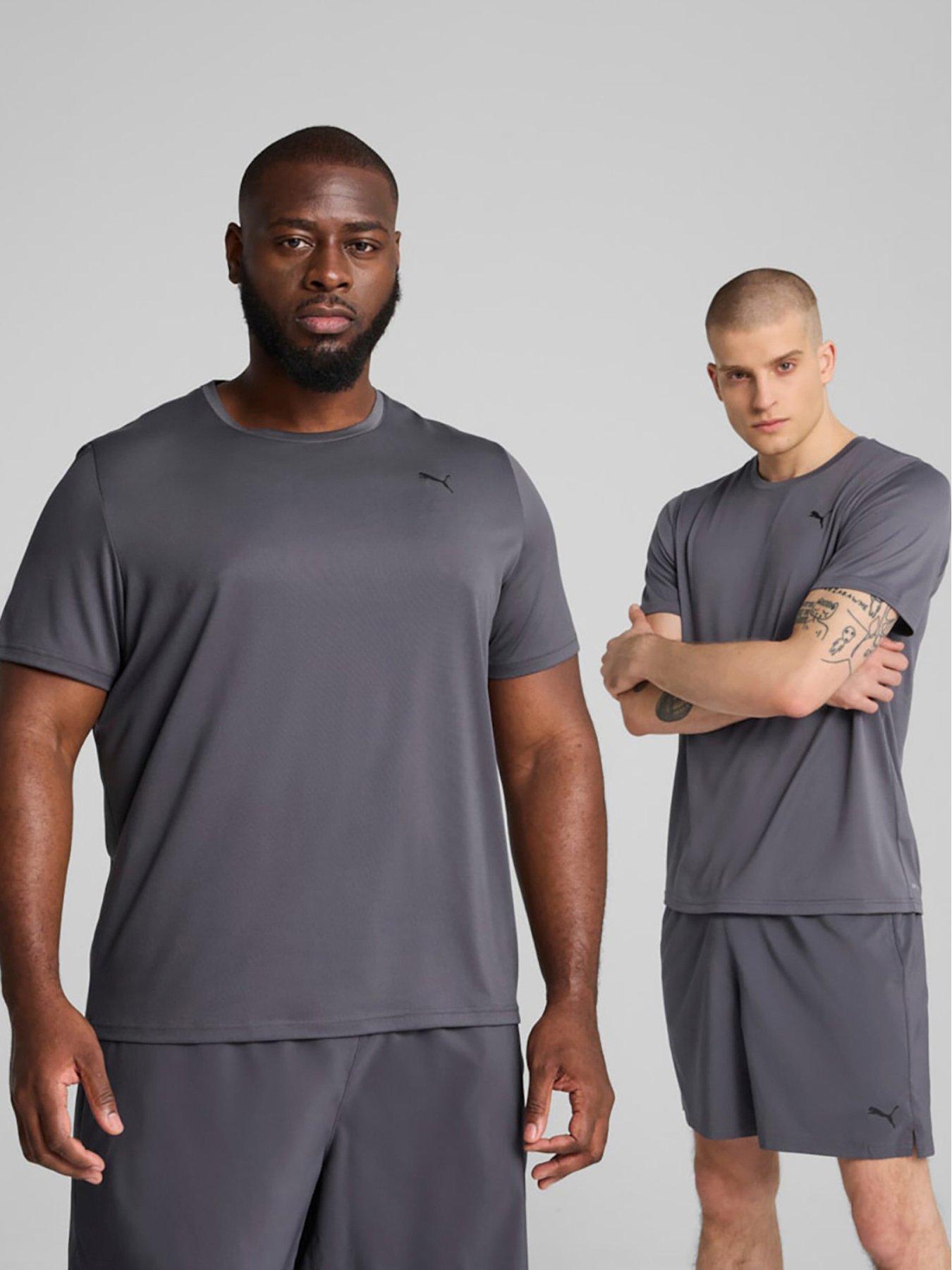 undefined Mens Training Essentials Cat T-Shirt - Grey
