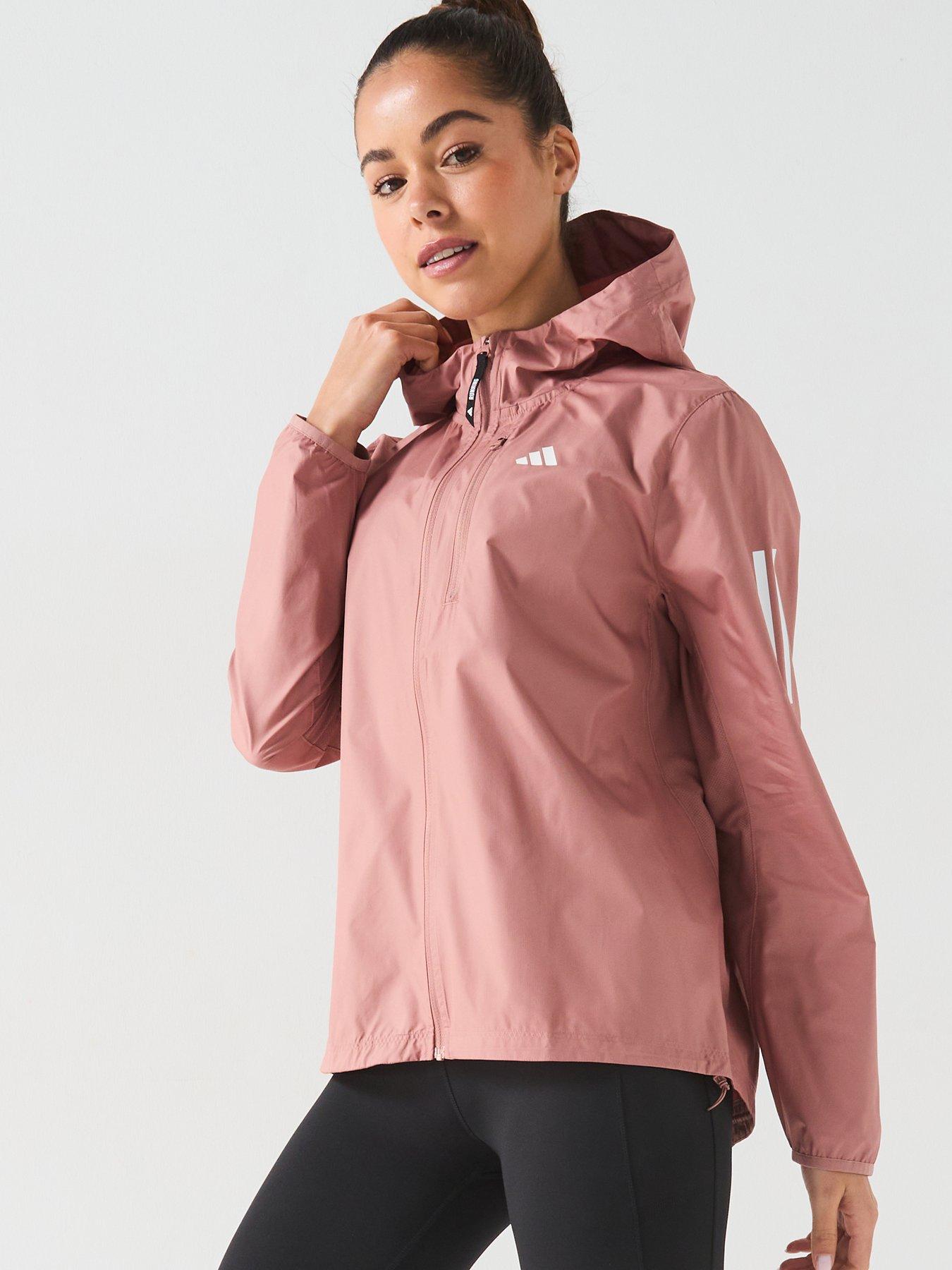 Image 1 of 6 of adidas Womens Running Own The Run Jacket - Pink