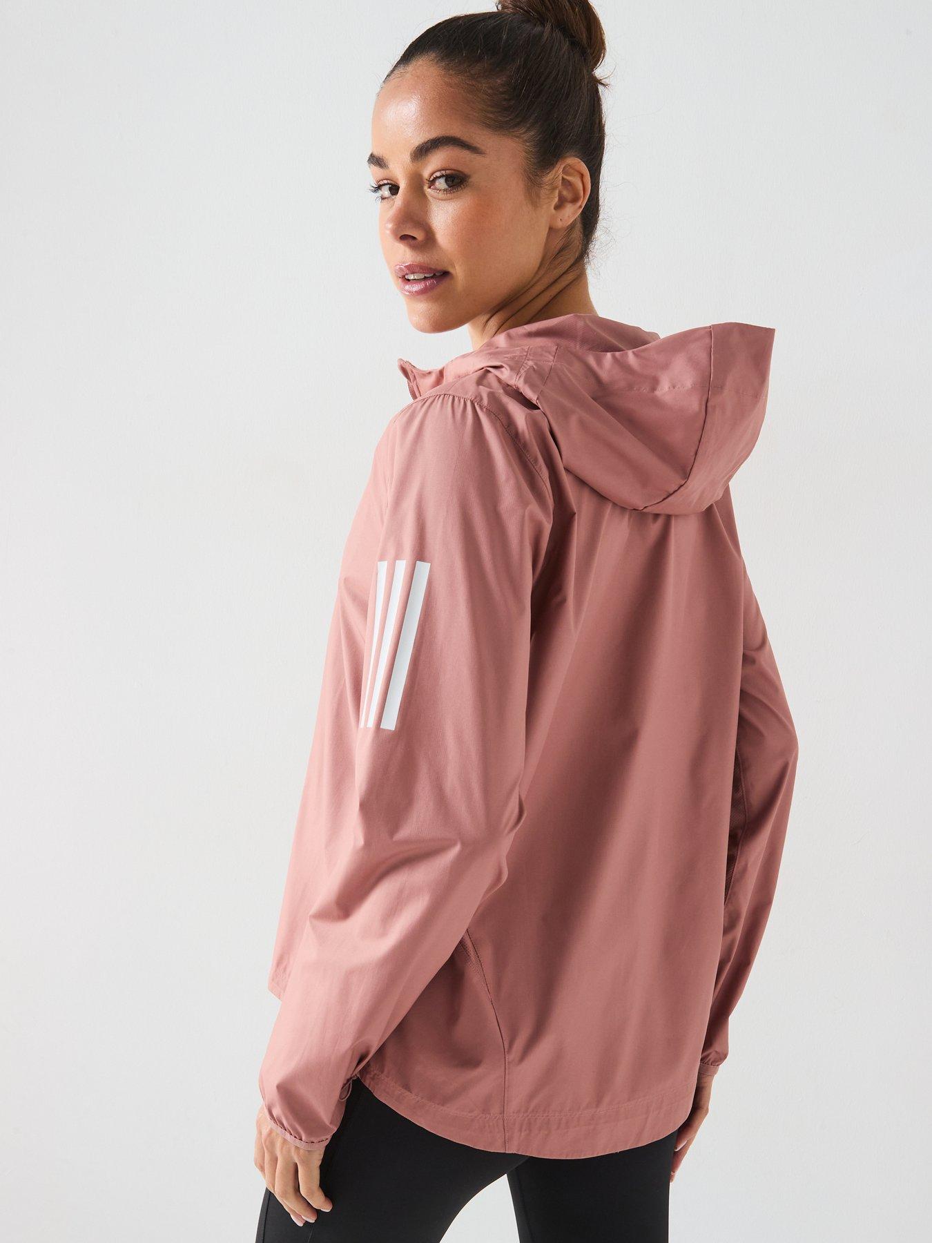 Image 2 of 6 of adidas Womens Running Own The Run Jacket - Pink