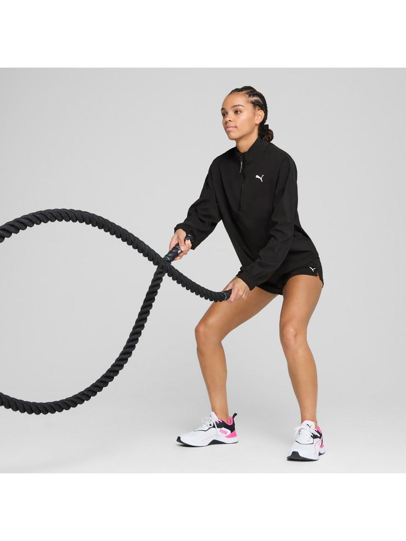Image 3 of 3 of Puma Womens Training Strong Woven Jacket - Black