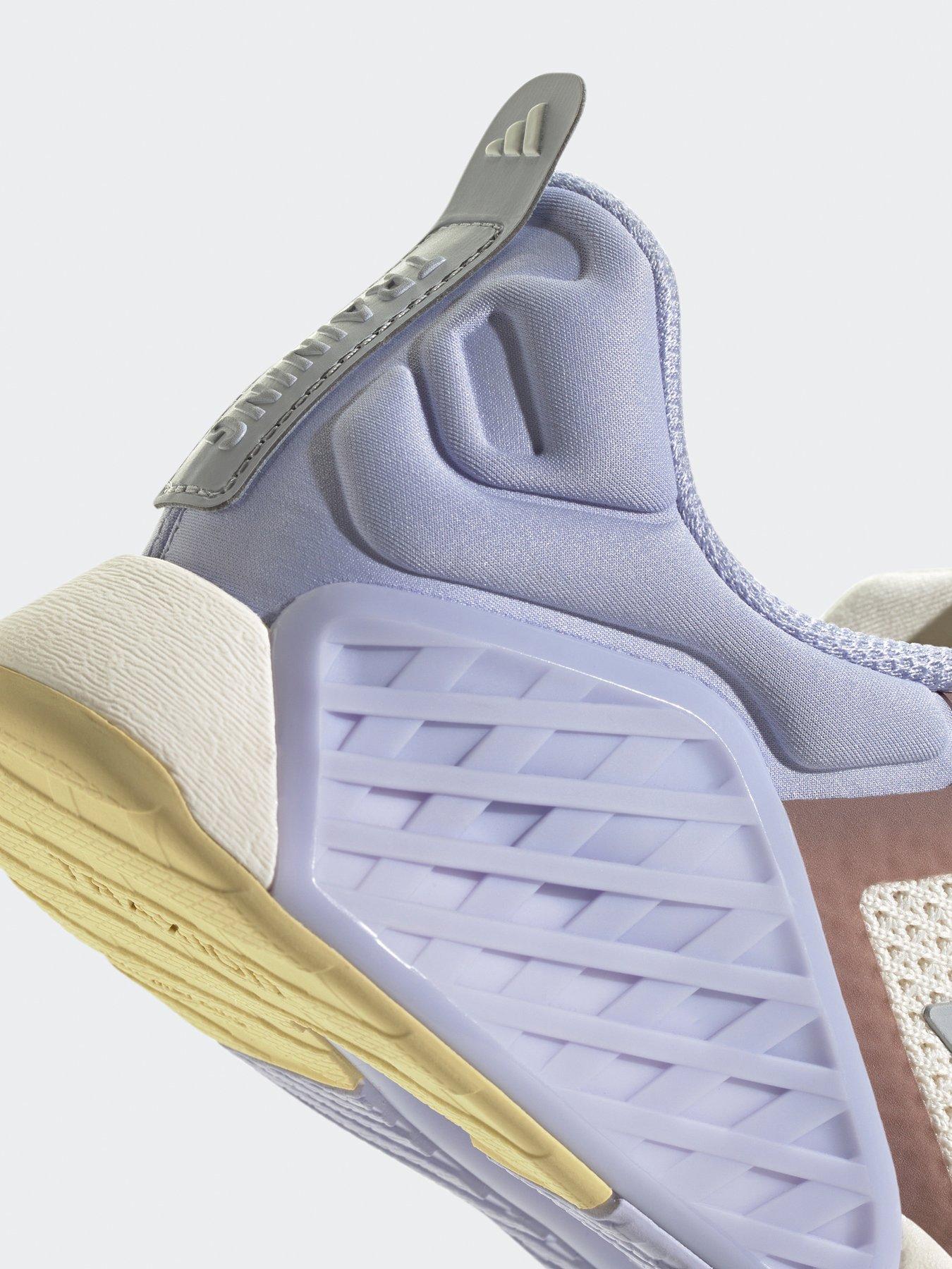 Image 7 of 8 of adidas Womens Training Dropset 3 Trainer - White/Purple