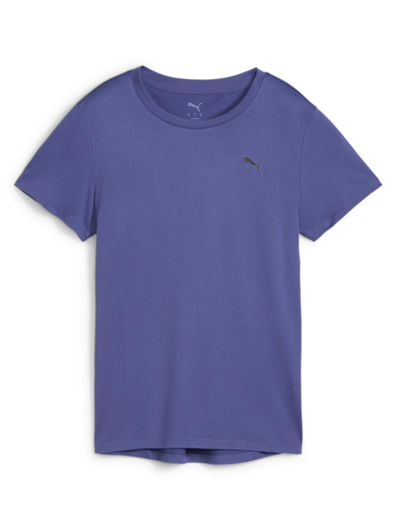 undefined Womens Training Essential Crew T-Shirt - Blue