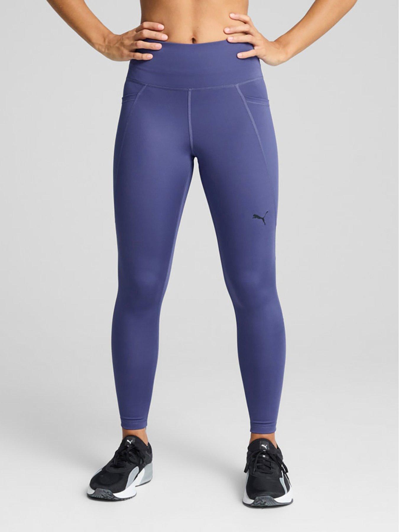 undefined Womens Training Essential High Waisted 7/8 Tights - Blue