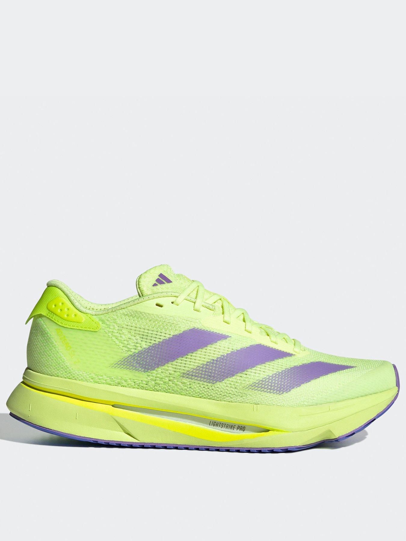 undefined Womens Running Adizero SL2 Trainers - Yellow/Violet Fusion/Lemon