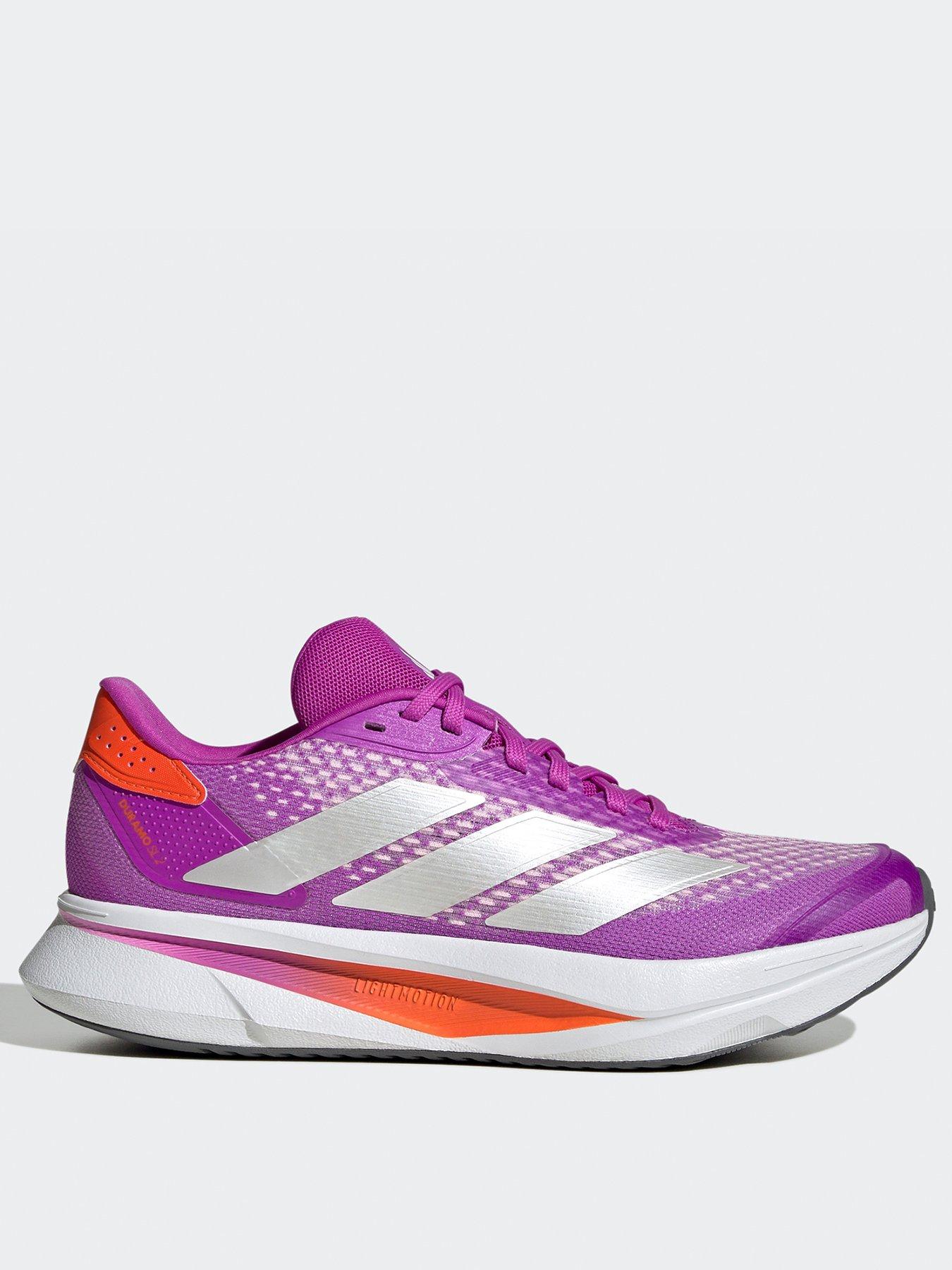 adidas Womens Running Duramo SL2 Trainers - Purple/Impact Orange