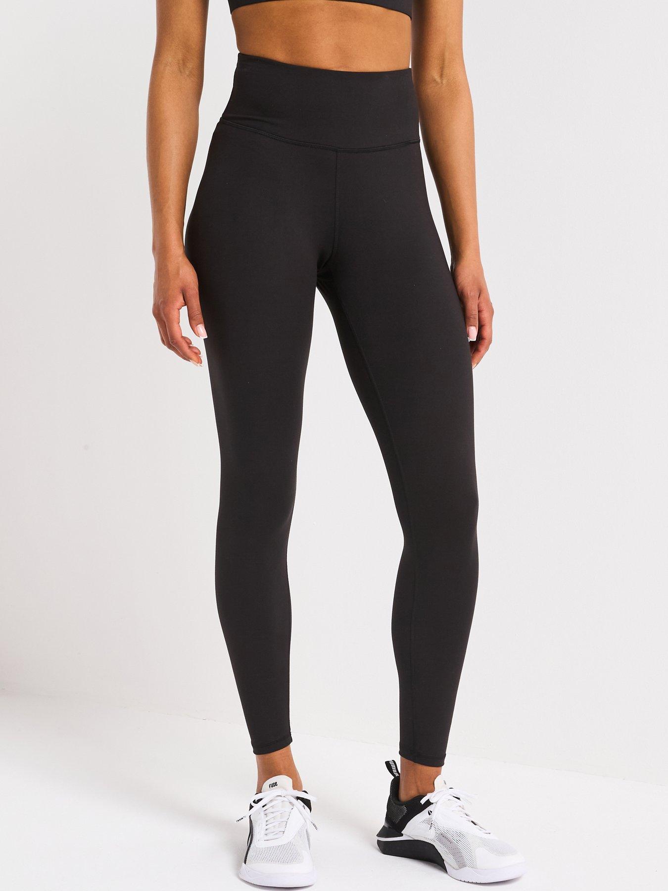 undefined Womens Training Evolve High Waist Full Length Tights - Black