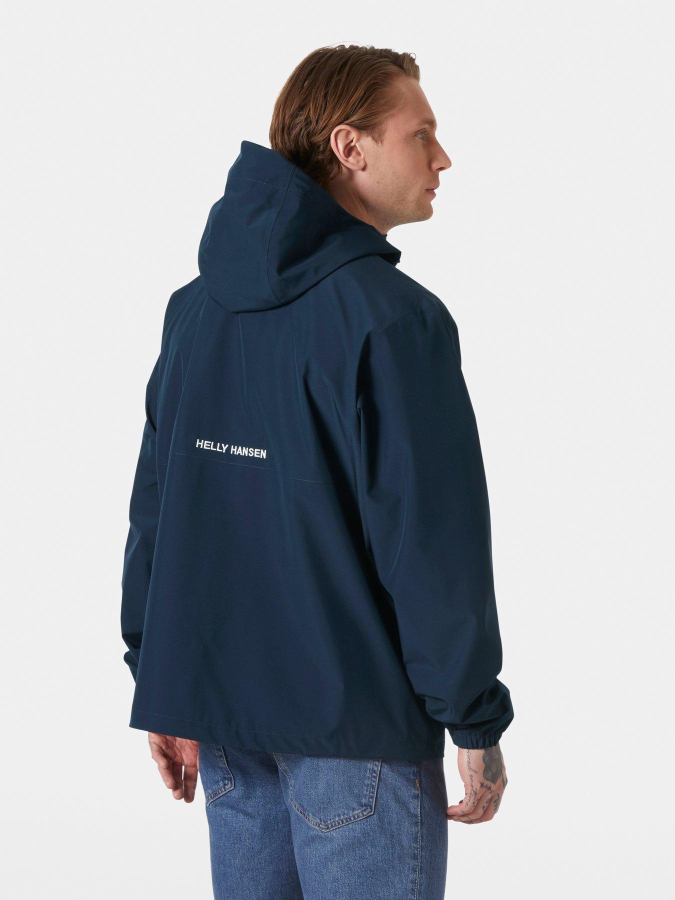 Image 2 of 6 of Helly Hansen Mens Sandoy Rain Jacket - Blue