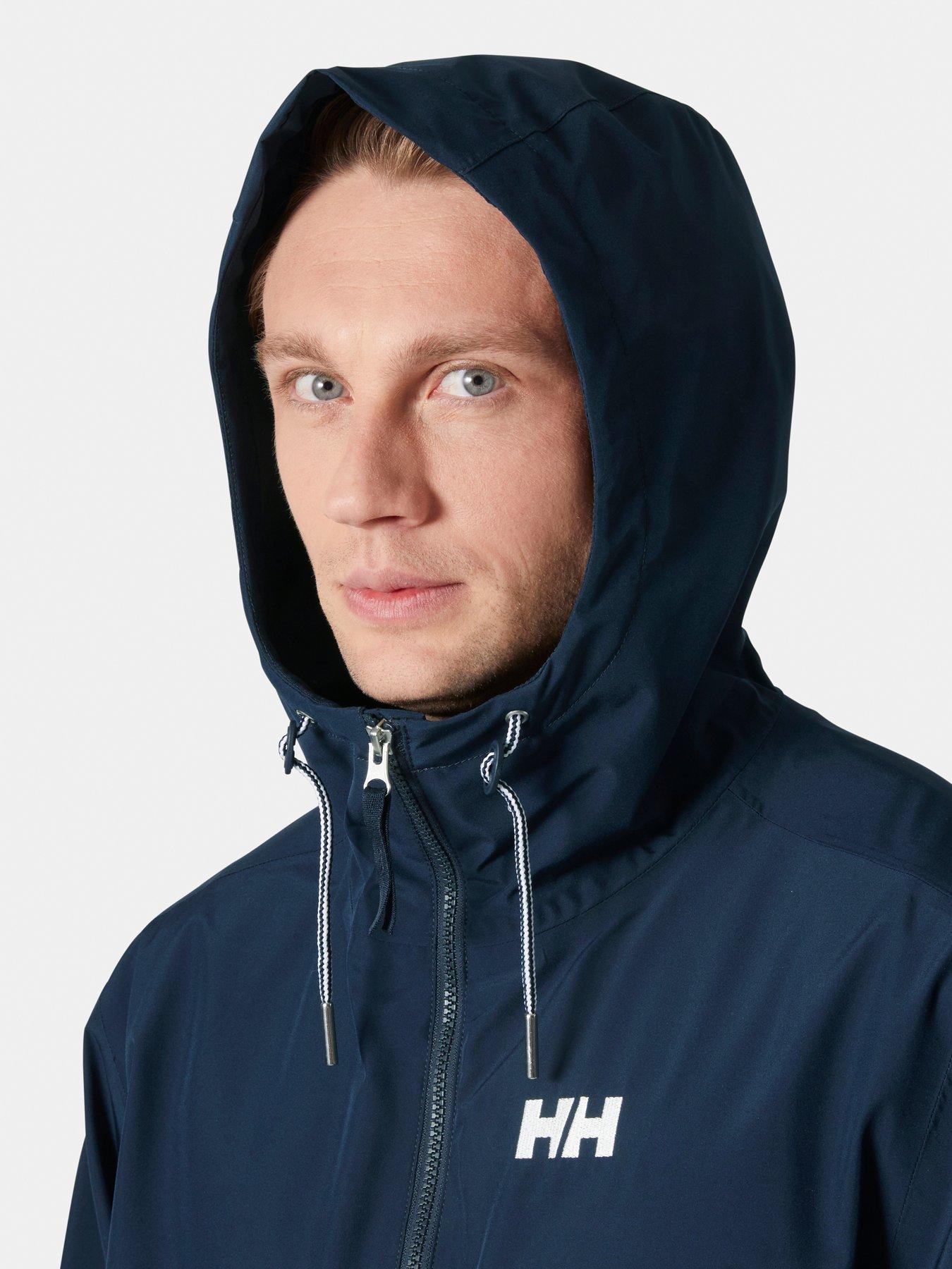 Image 3 of 6 of Helly Hansen Mens Sandoy Rain Jacket - Blue