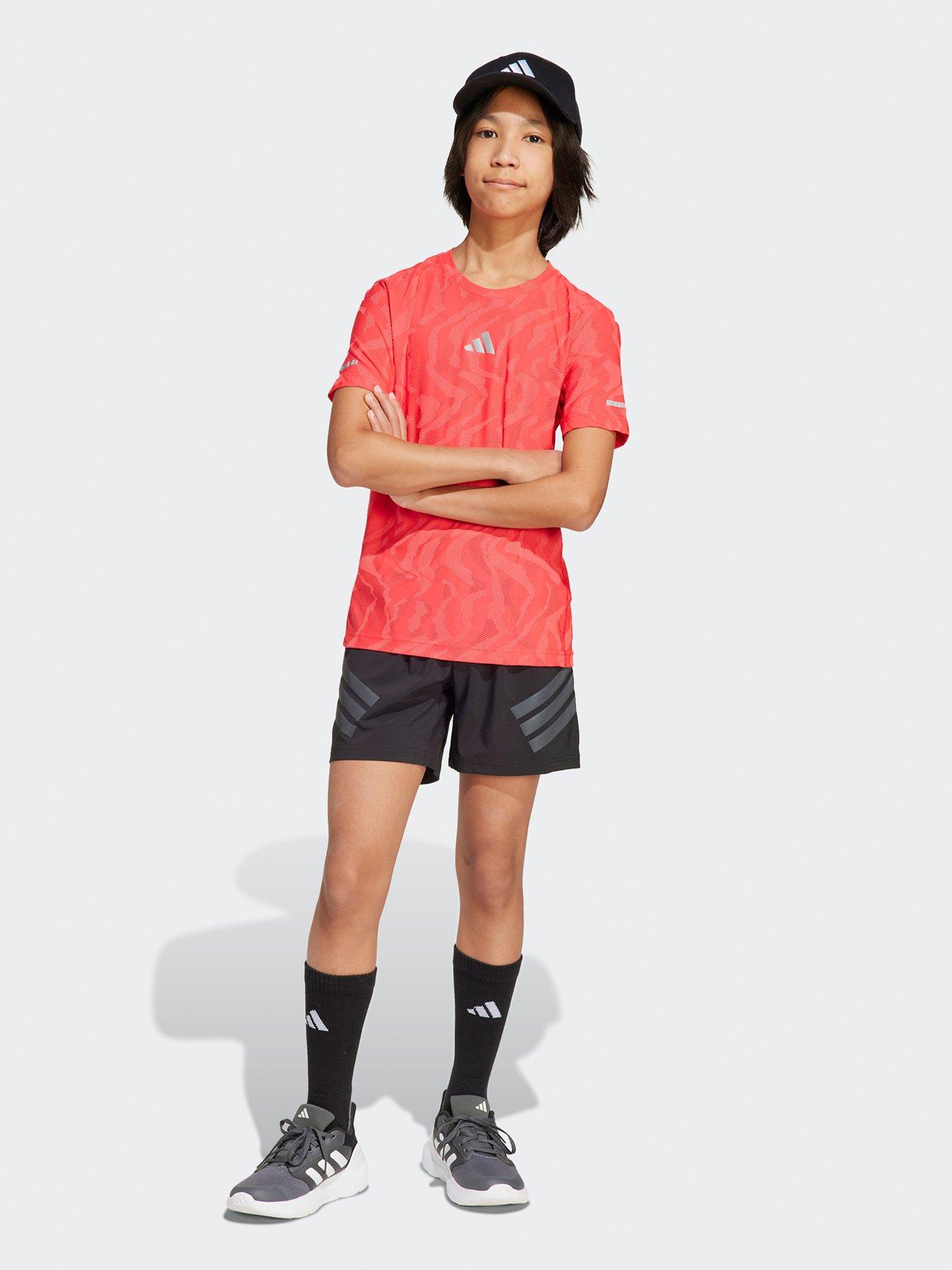 Image 3 of 5 of adidas Junior Boys Running Champ Woven Shorts - Black