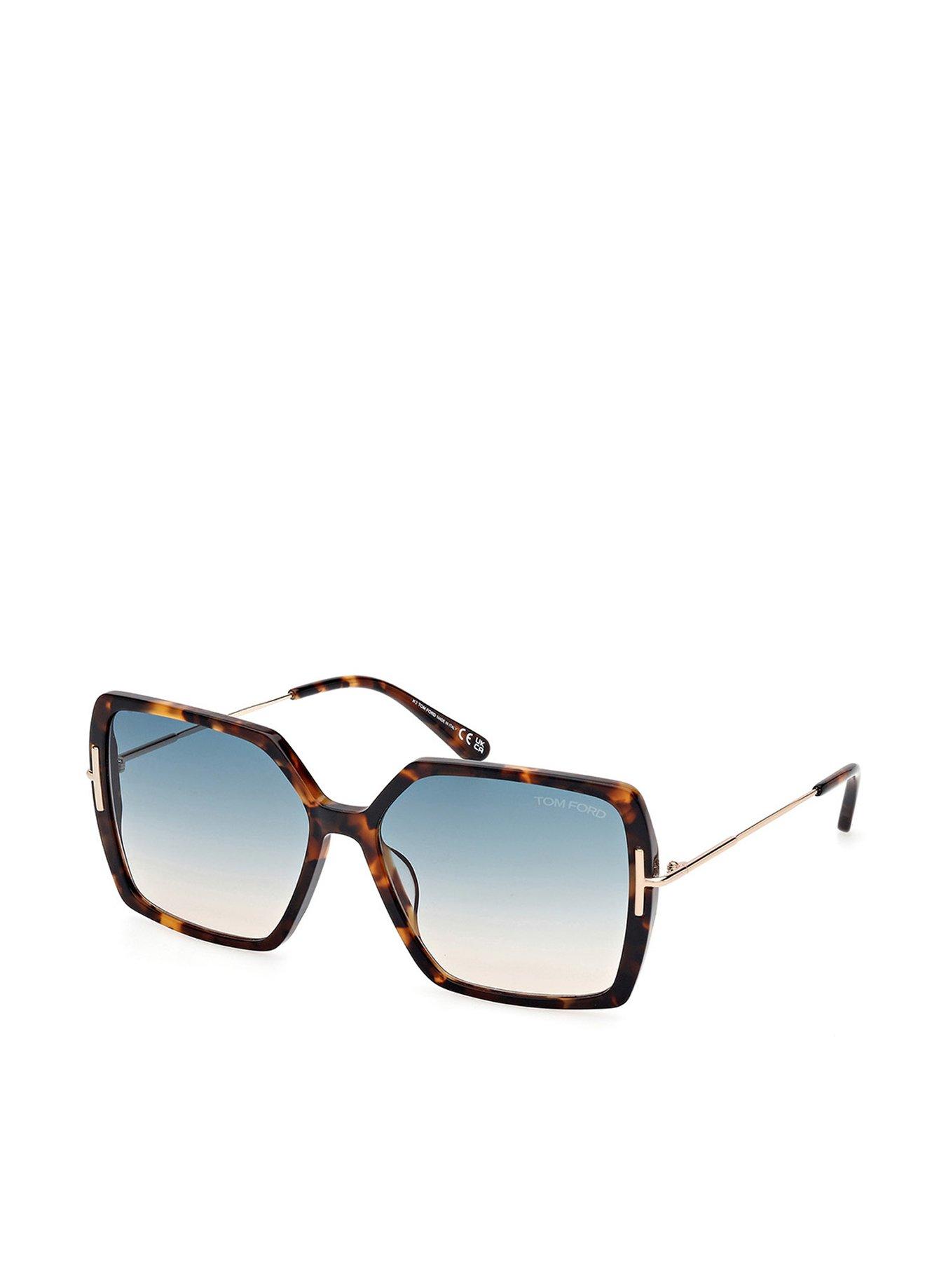 undefined Joanna Butterfly Sunglasses - Dark Havana