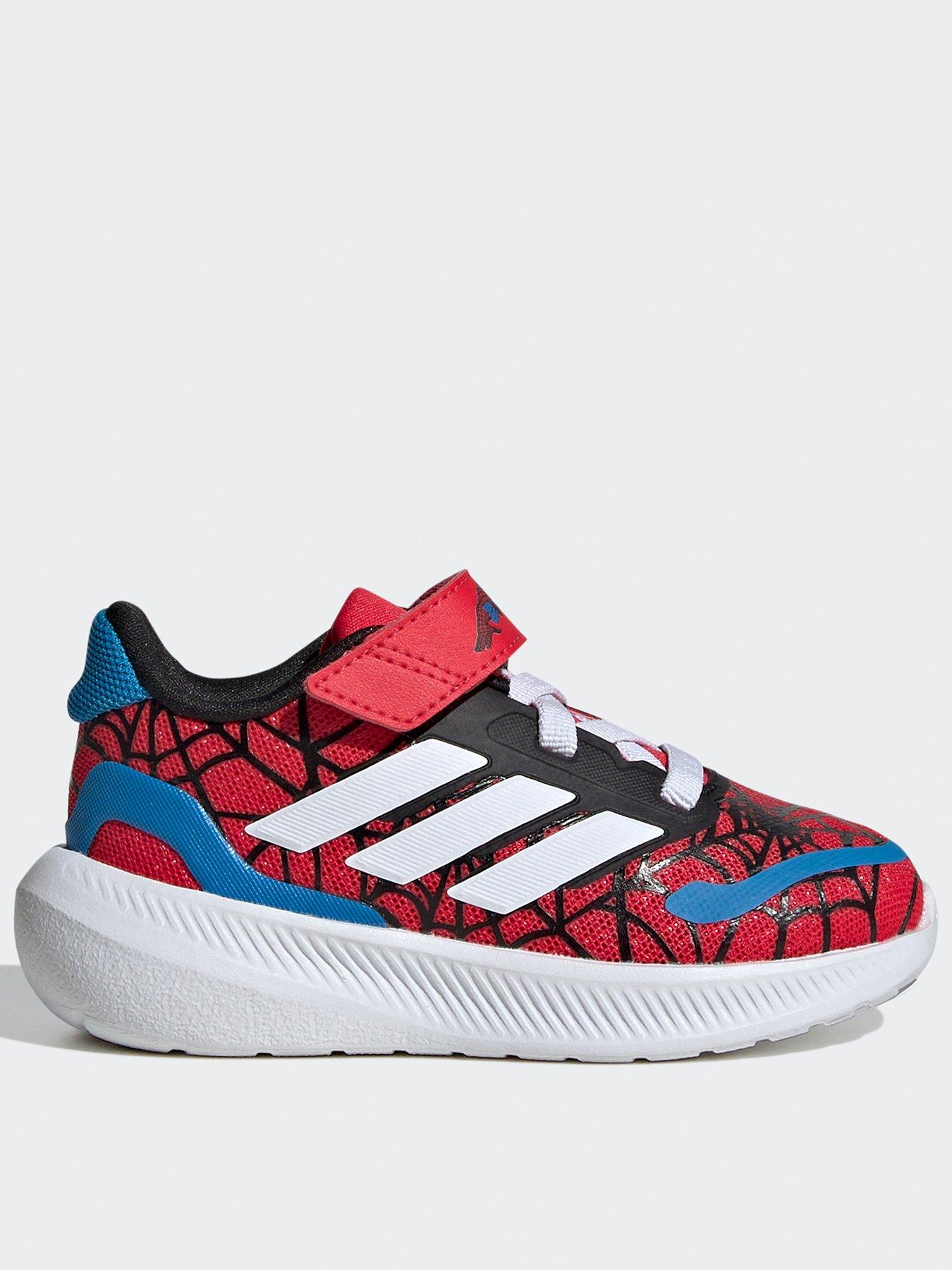 undefined Boys Infant Runfalcon Spider-Man Trainers - Red