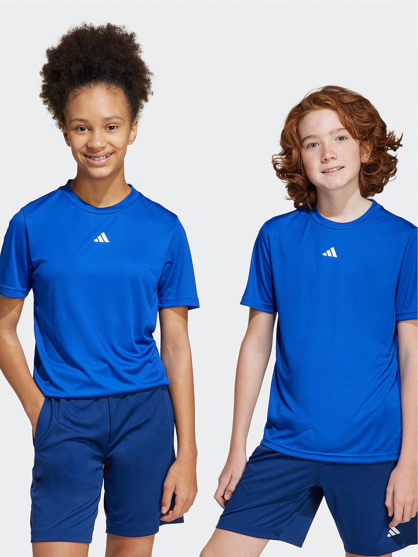 Adidas Junior Boys Train Essentials T-Shirt - Blue
